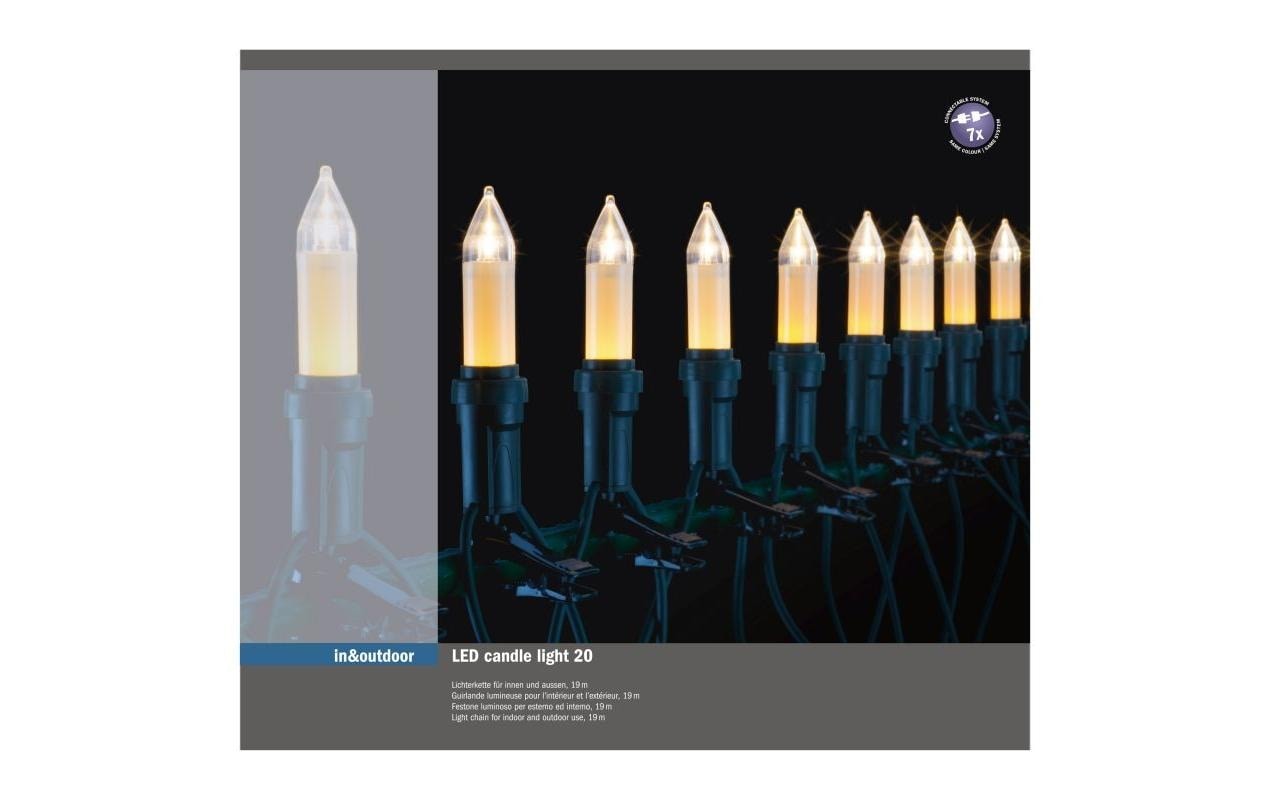 STT Guirlande lumineuse LED »Candle Light 20 LED«