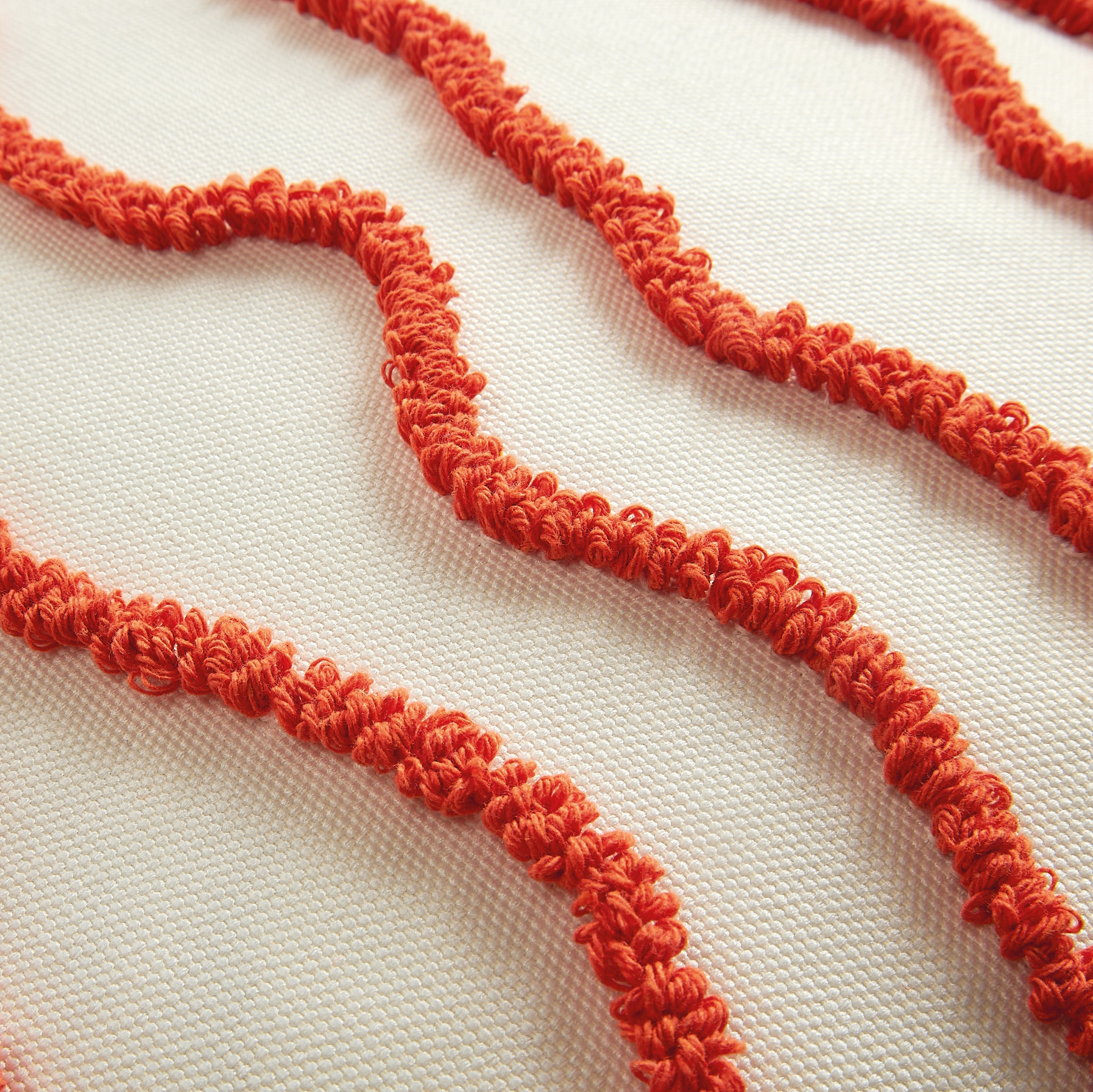 TOM TAILOR HOME Coussin décoratif »Wavy« bestickt, mit hohem Baumwollanteil