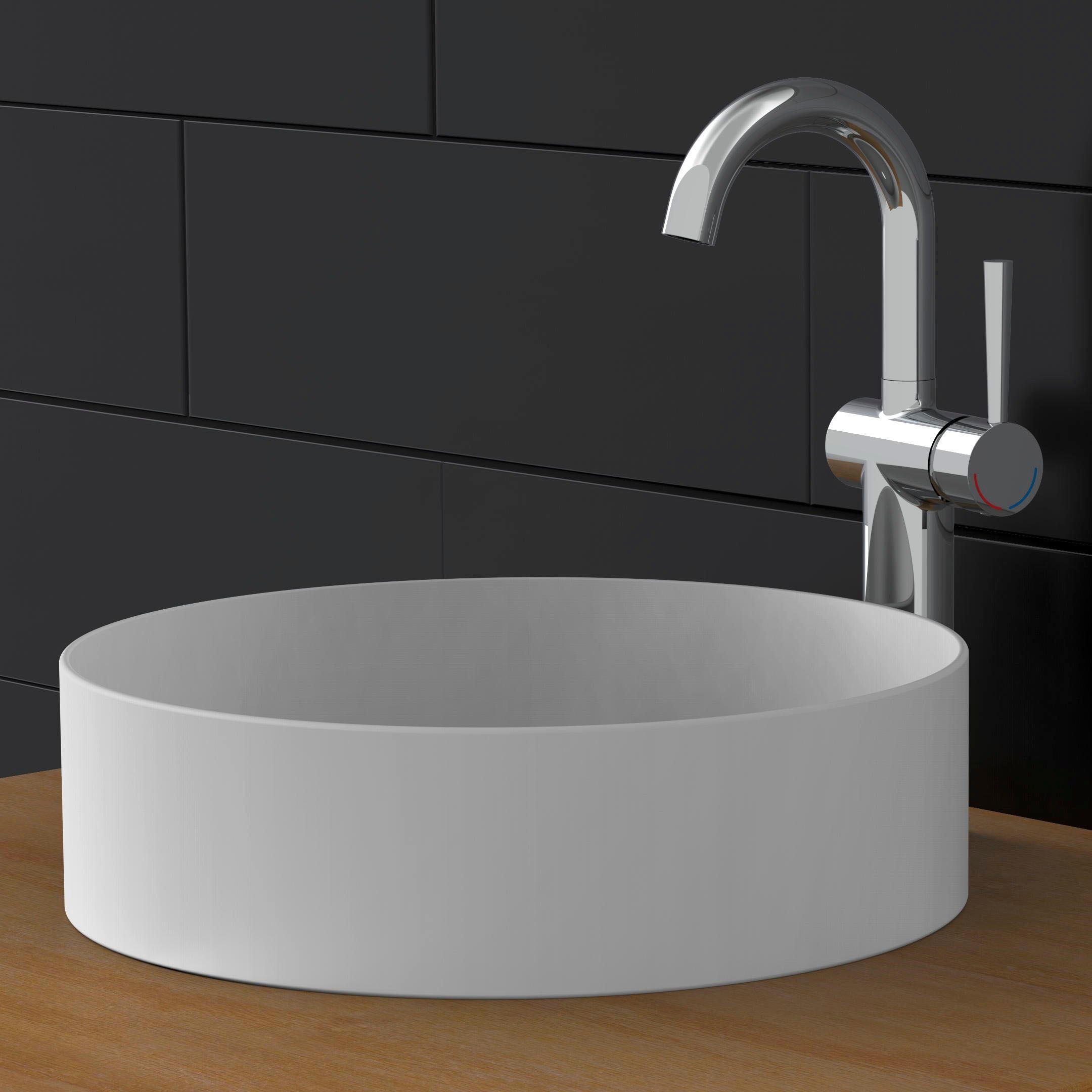 Schütte Waschtischarmatur »Cornwall« Design Wasserhahn Bad für Aufsatz-Waschbecken, Mischbatterie, Chrom