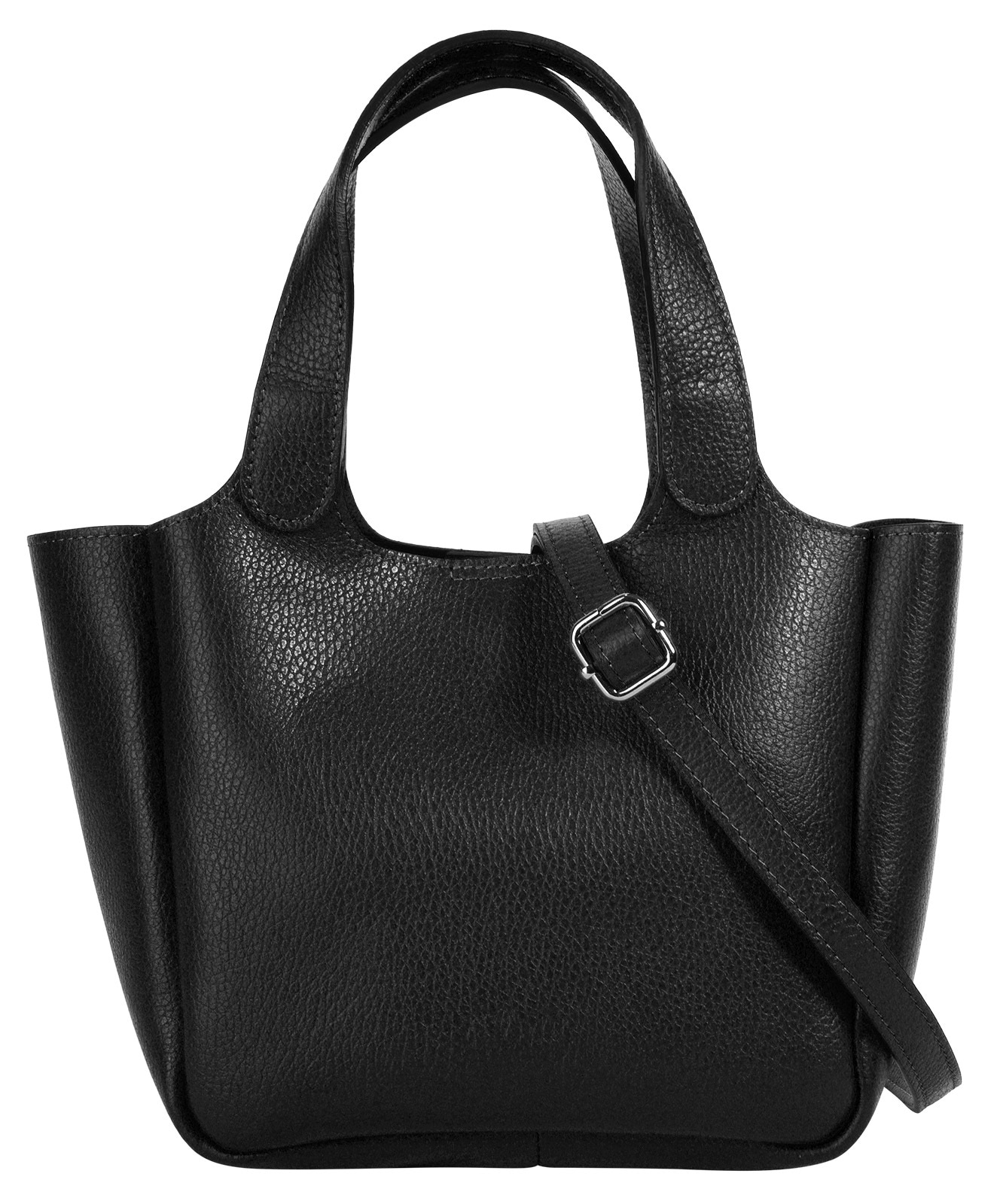 Cluty Henkeltasche echt Leder, Made in Italy