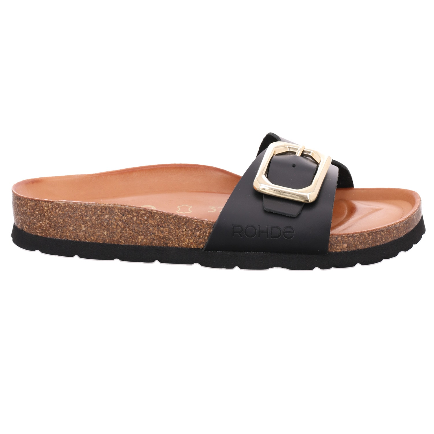 Rohde Pantolette »Alba«  Sommerschuh, Schlappen mit Softfussbett und Keilabsatz