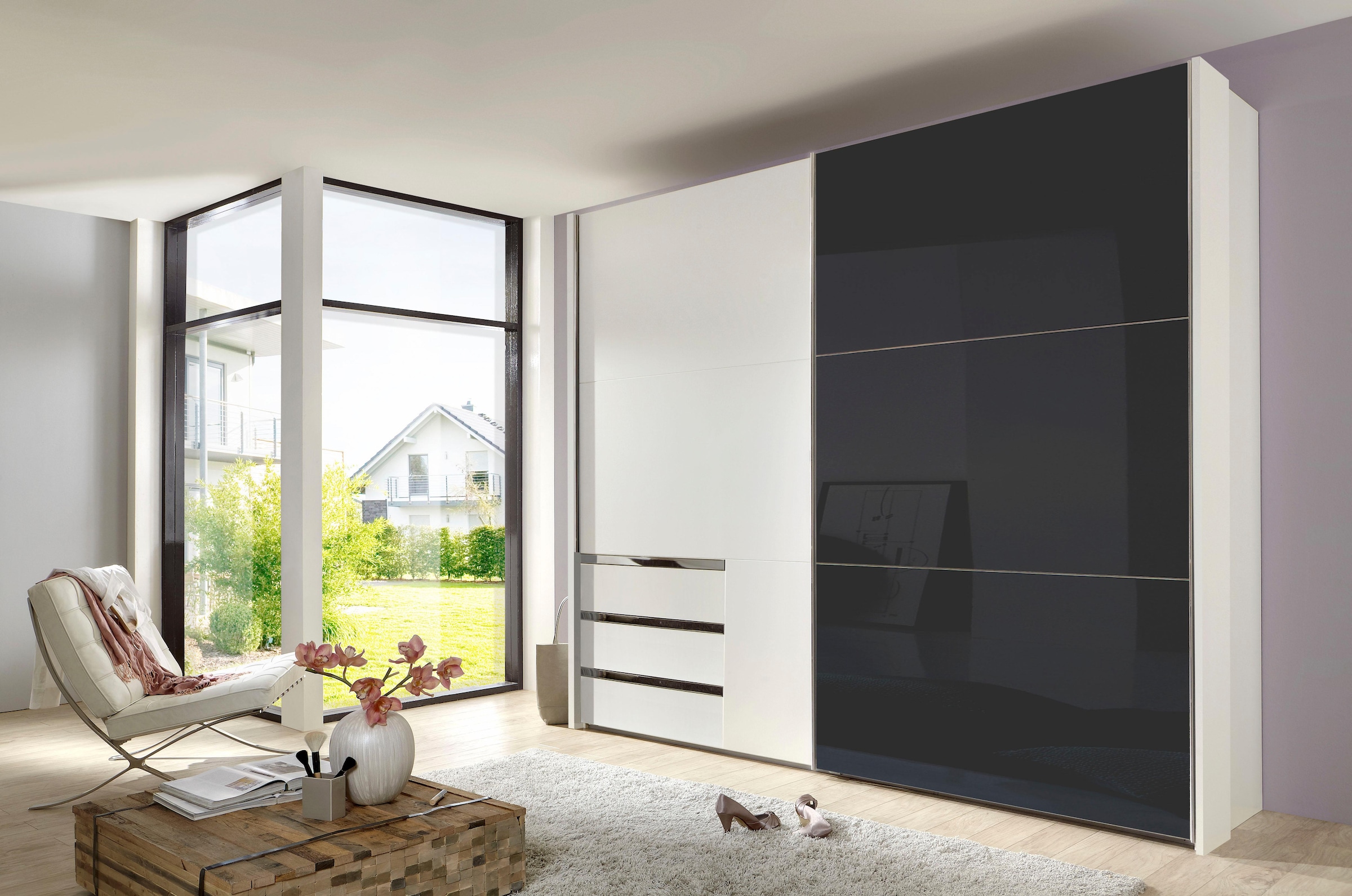 Wimex Armoire à portes coulissantes »Level by fresh to go« mit Glastür