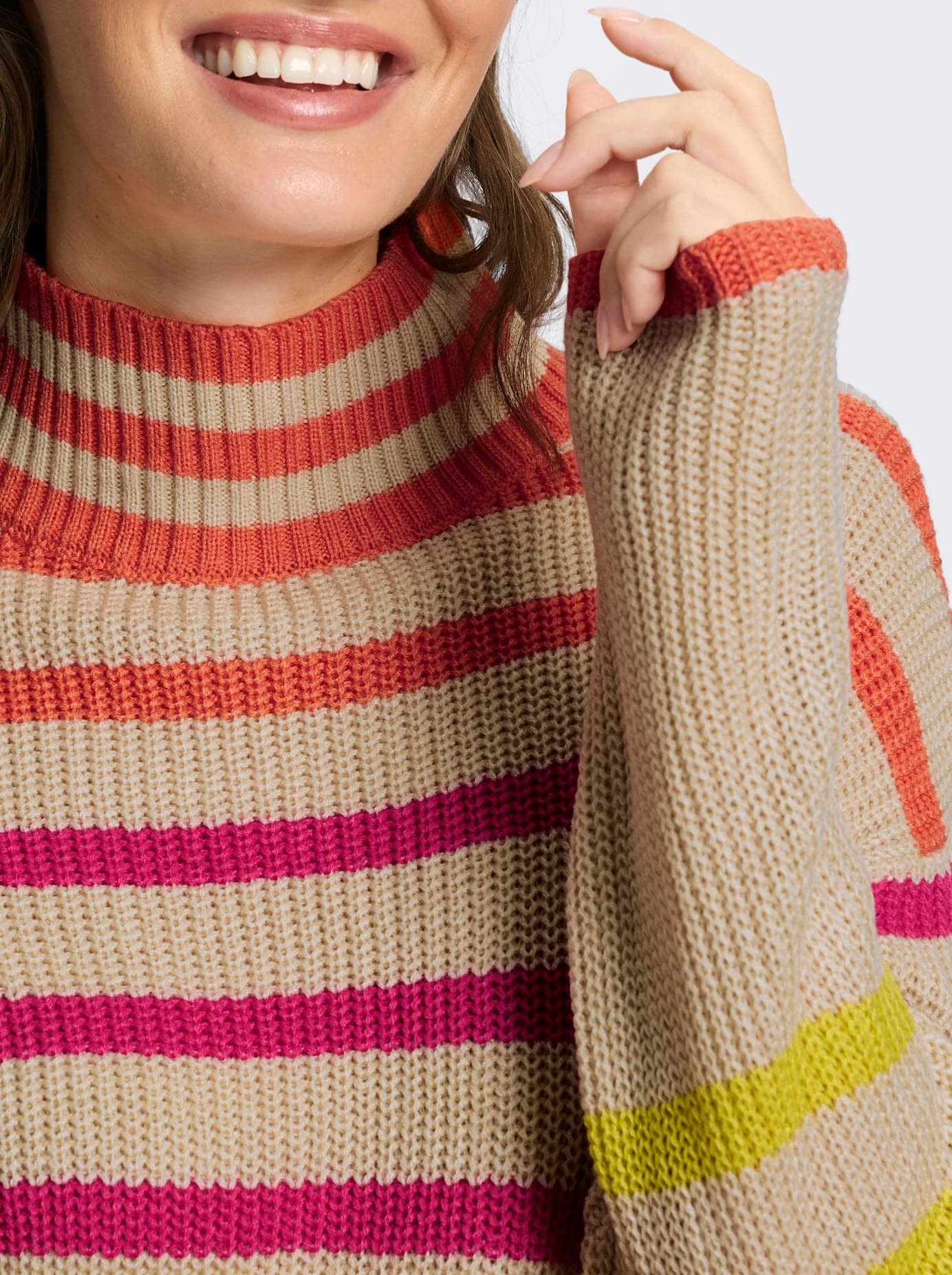 Classic Basics Pull à col montant »Stehkragen-Pullover«