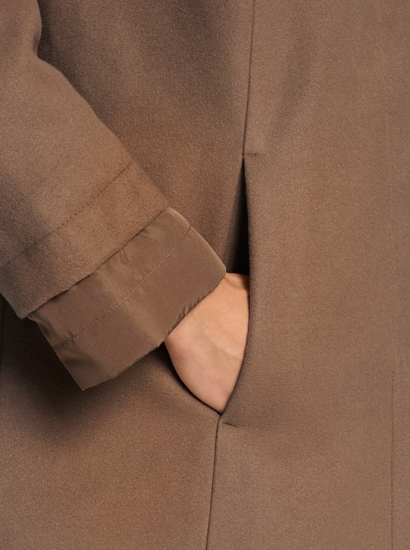 Classic Basics Veste longue ohne Kapuze