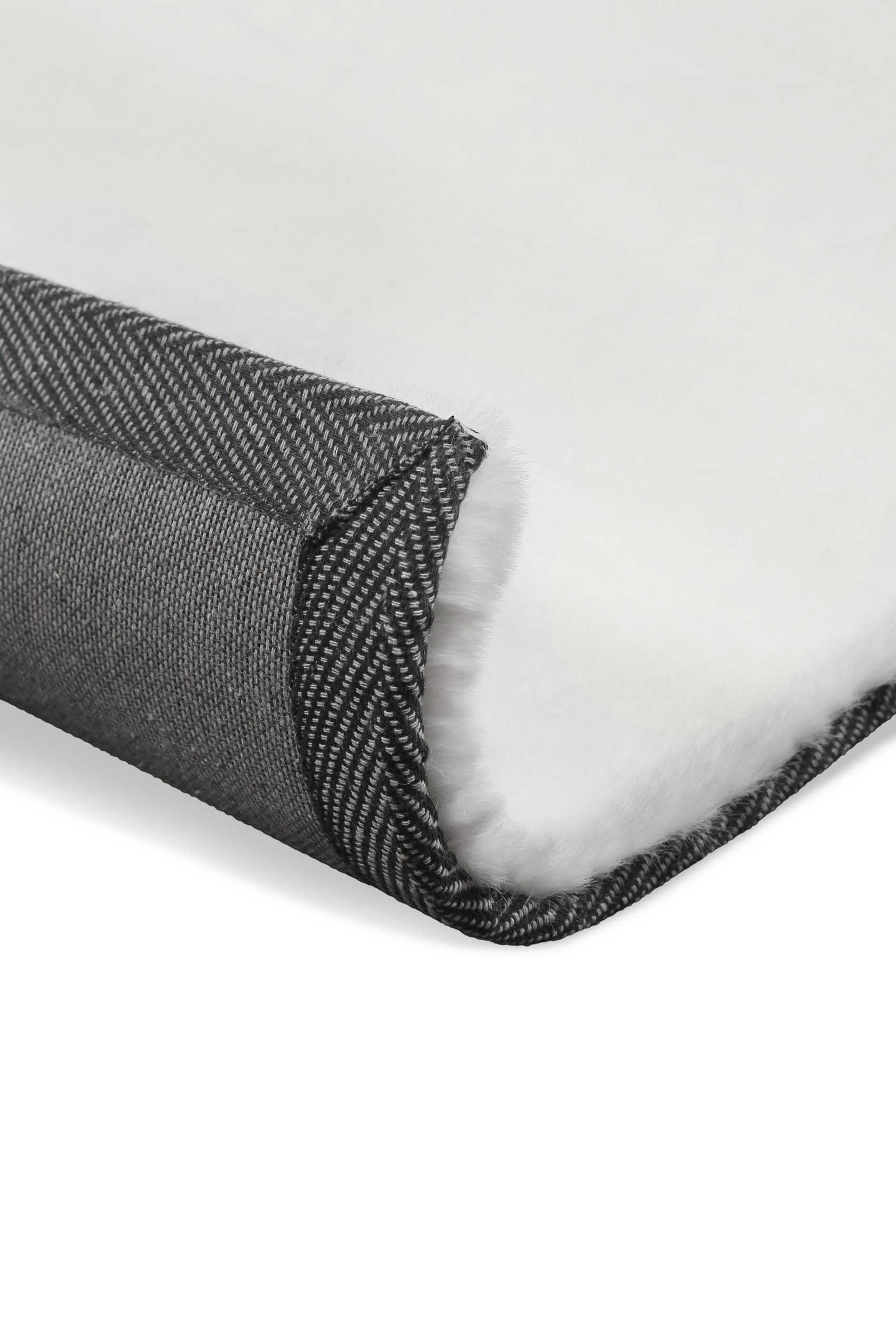 Wecon home Basics Tapis »Anna« Carré 25 mm Höhe Hochflorteppich, getuftet, modern, einfarbig, flauschig, Wohnzimmer