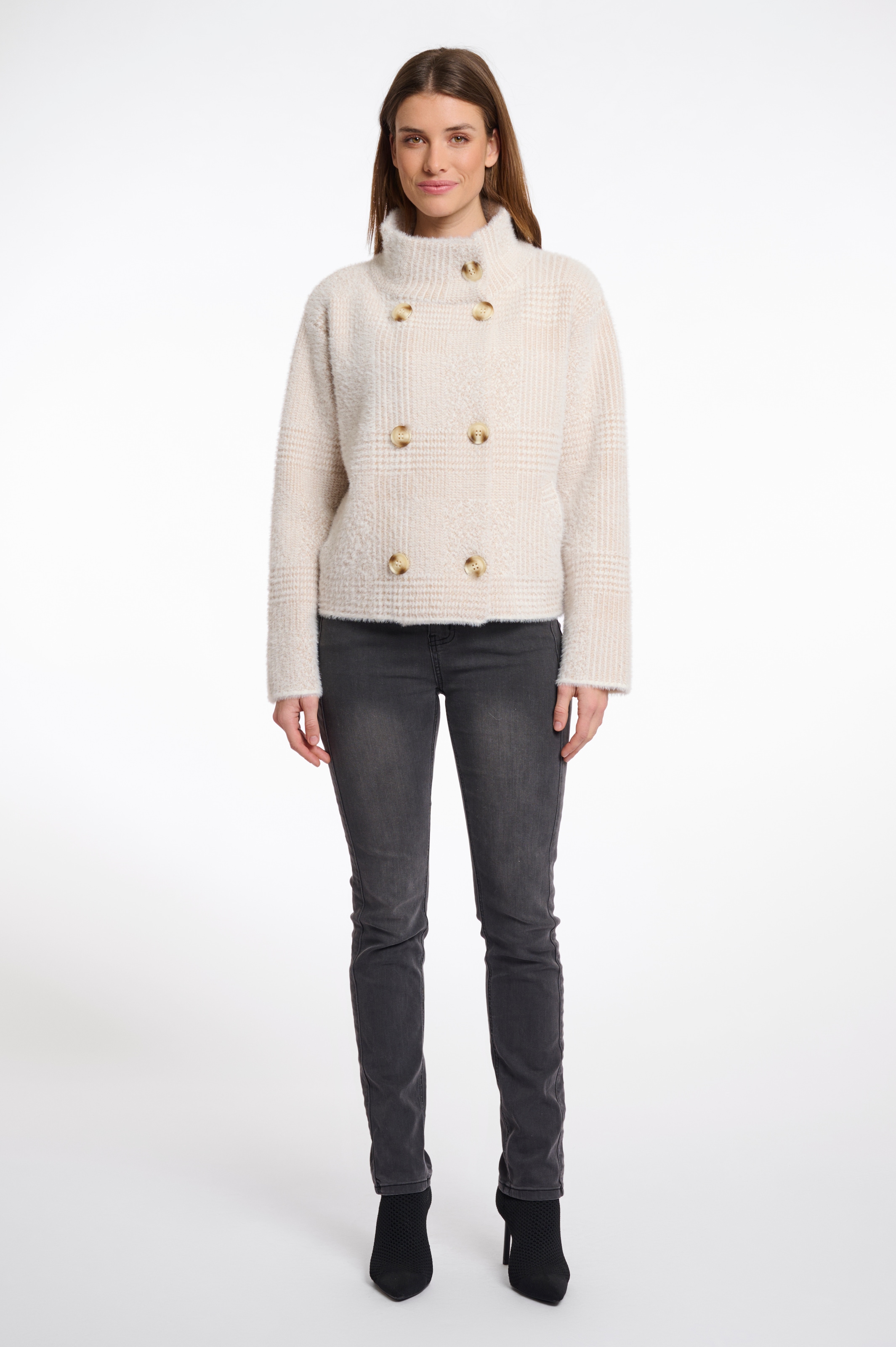 Rino & Pelle Veste courte »BETH« avec col montant