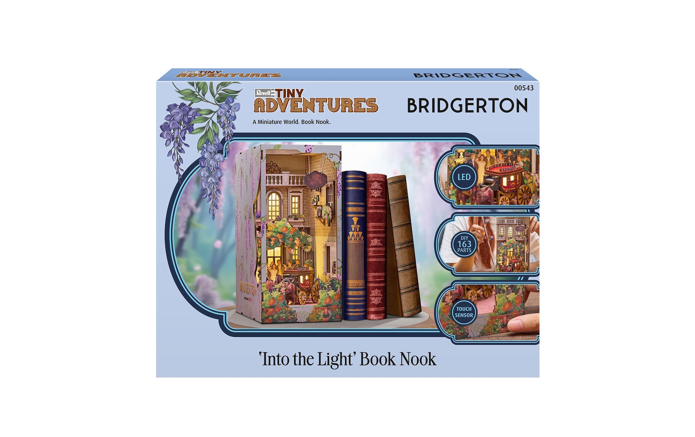 Revell® Kit de modèles réduits »Tiny Adventures – Bridgerton Into the Light Book Nook« 163 cuis tlg.