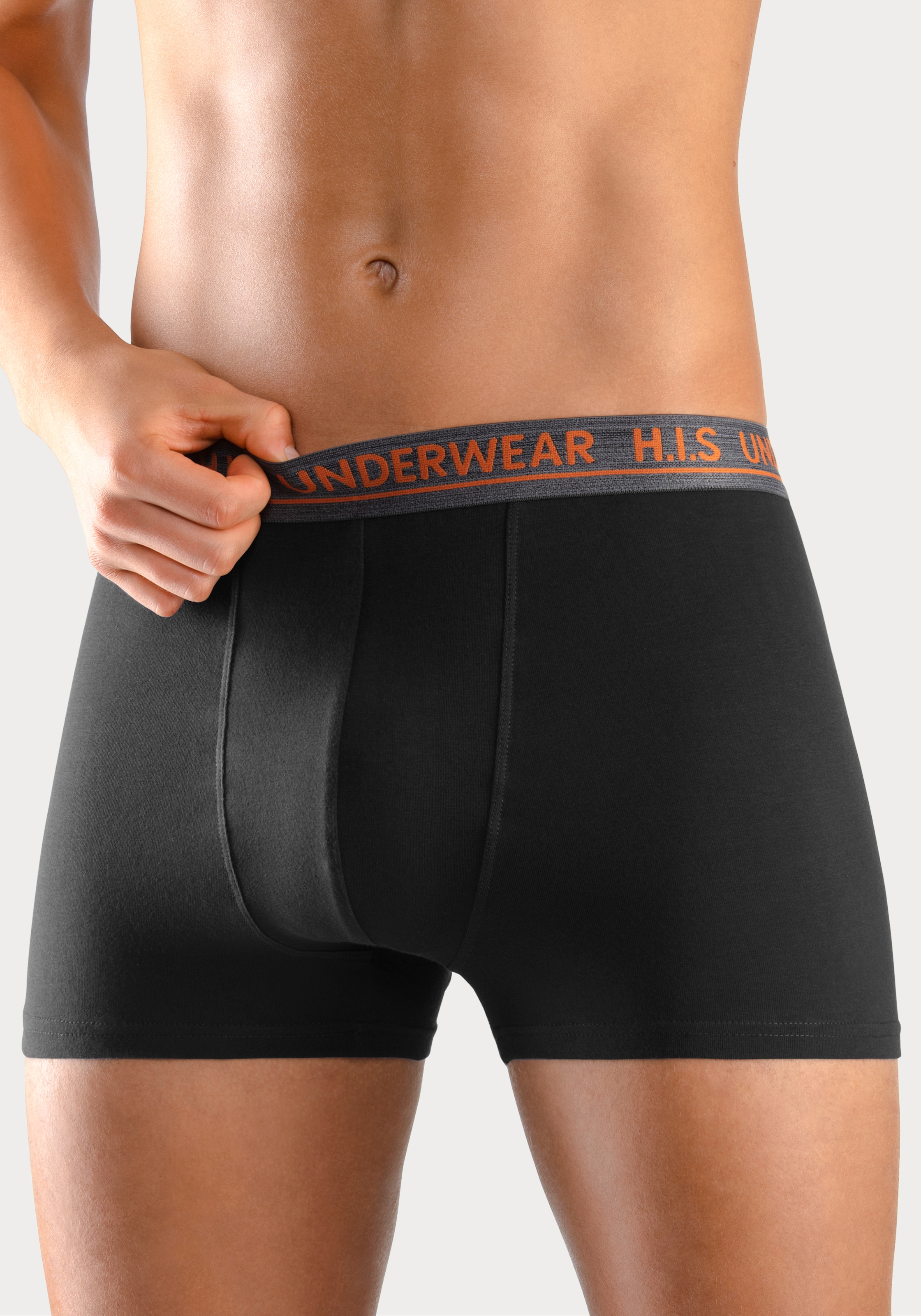 H.I.S Boxer »Boxershorts für Herren« Packung, 4 cuis mit bequemem Stretchbündchen