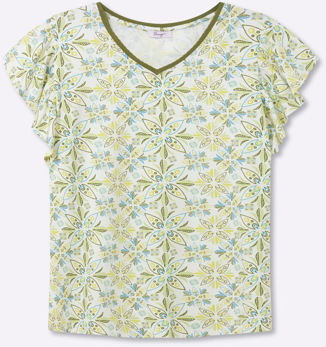 Sheego T-shirt en V »Shirt« 1