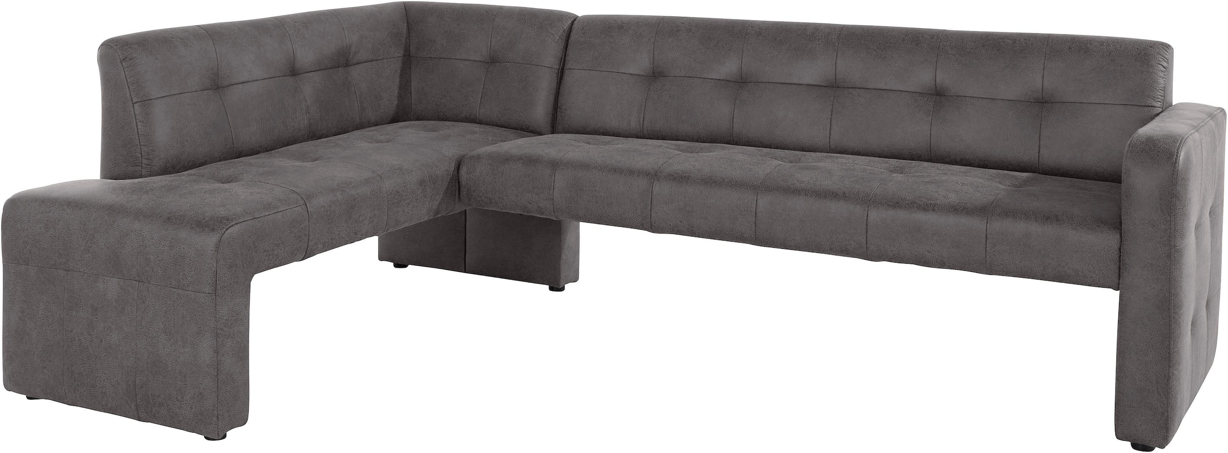 exxpo - sofa fashion Eckbank »Barista mit toller Detailverarbeitung, hohe Bodenfreiheit« Komfortsitzhöhe 49cm, Frei im Raum stellbar