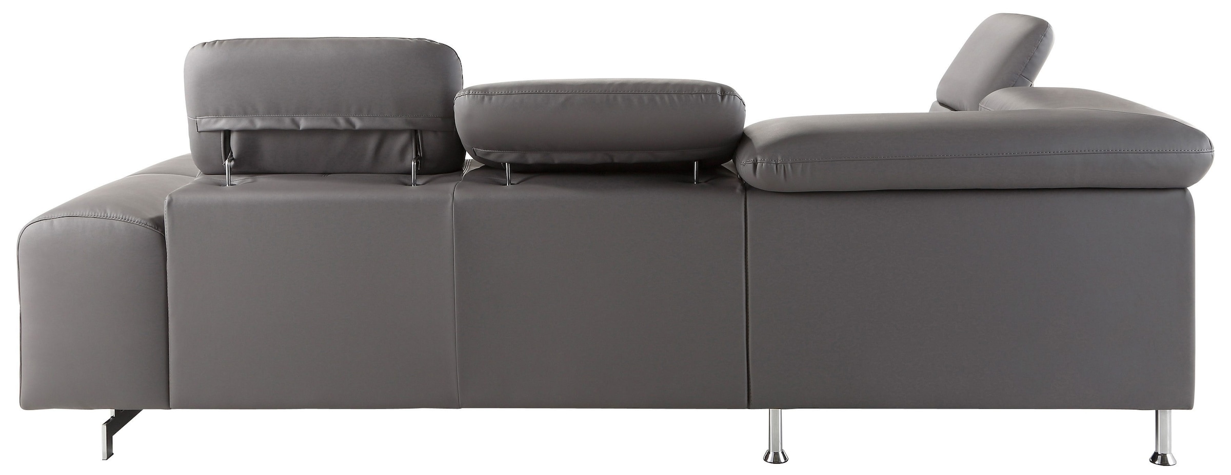 COTTA Ensemble rembourré »Chef L-Form« Set,  Set bestehend aus: Ecksofa mit Kopfteilverstellung & Hocker