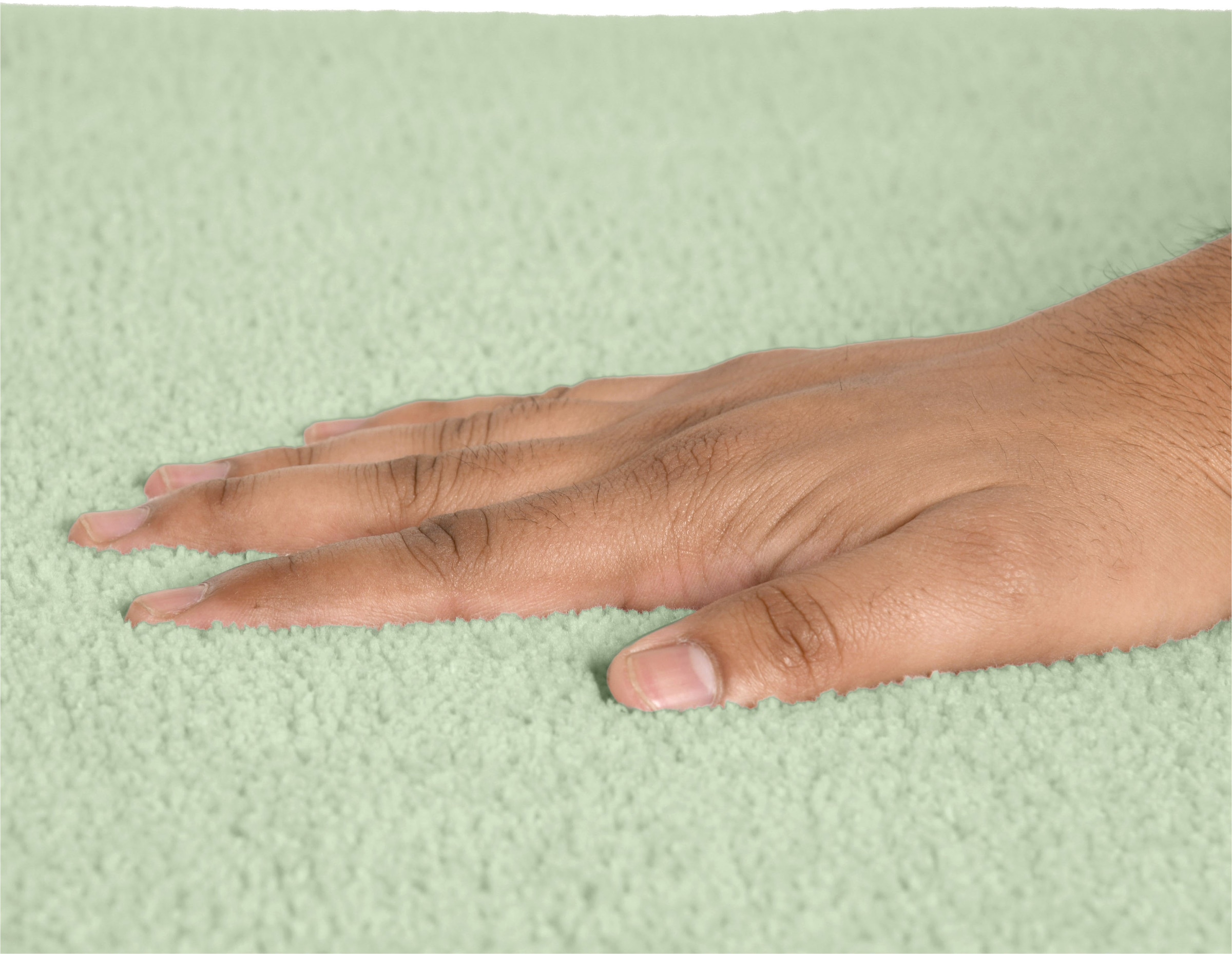 my home Tapis de bain »Vanessa, Badvorleger, Badezimmer Teppich« Höhe 10 mm Badteppich, weiche Haptik, unifarben