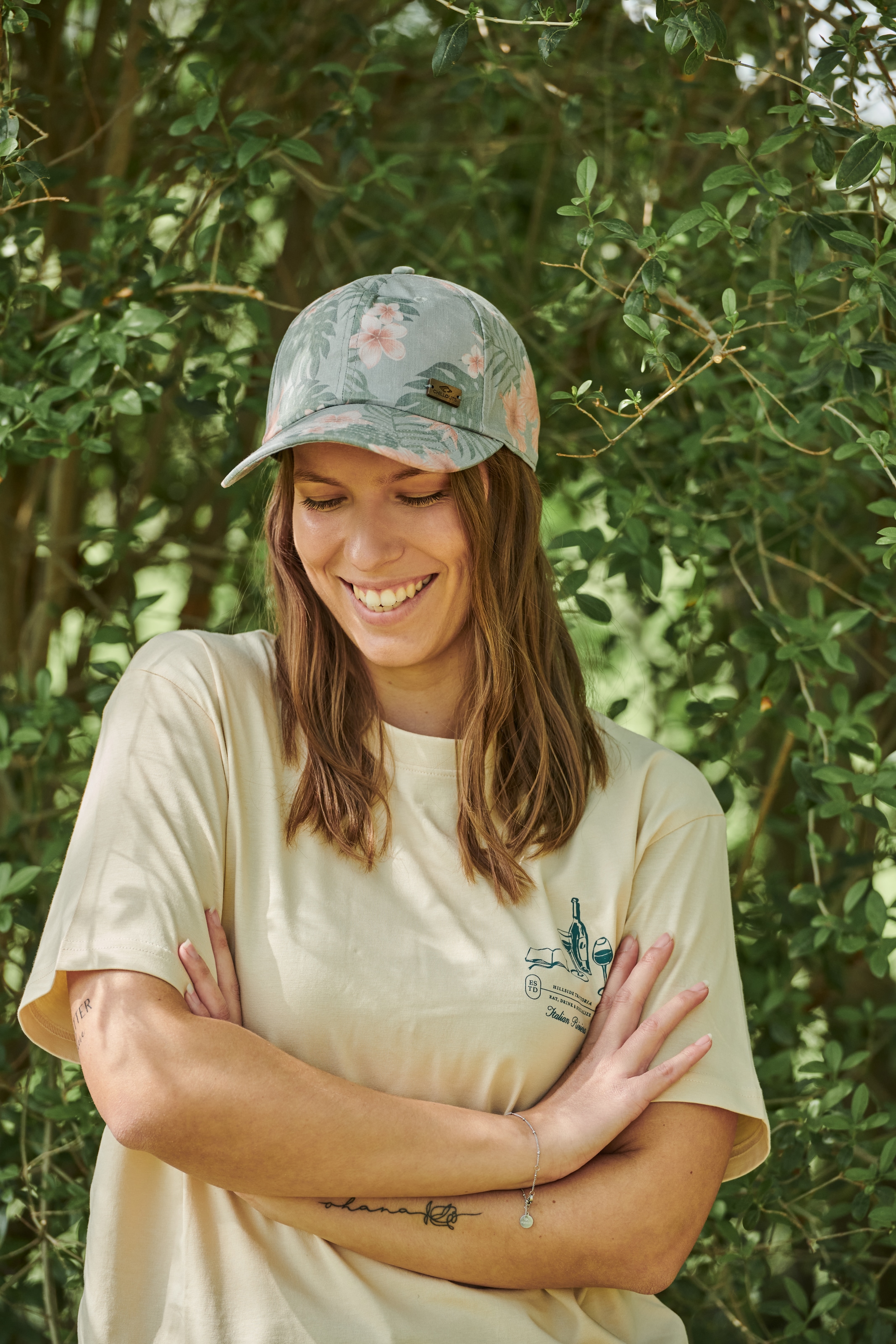 chillouts Casquette de baseball »Waimea Hat« mit tropischem Muster & verstellbar für lässige Strand-Vibes