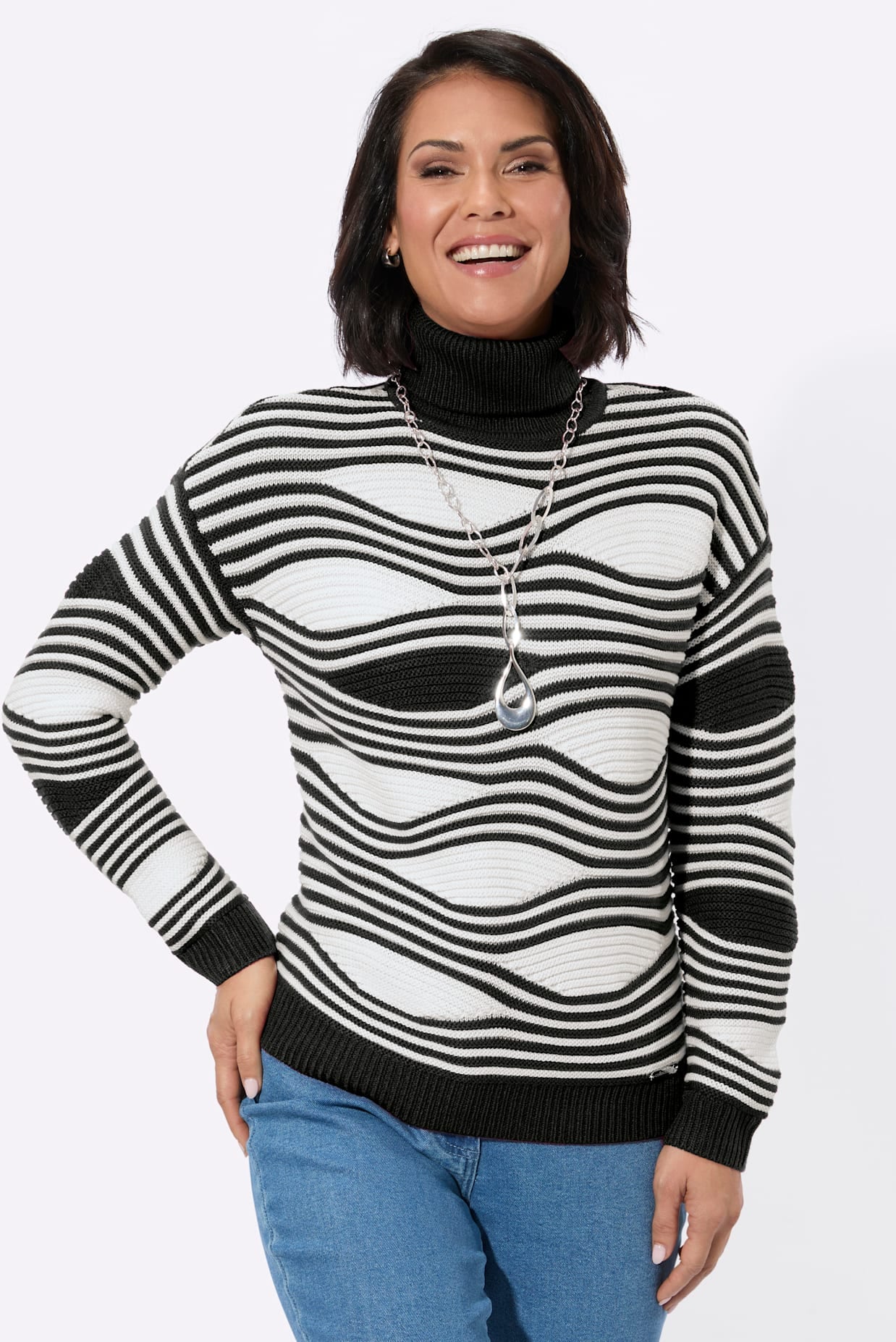 Casual Looks Pull à col roulé »Rollkragenpullover«