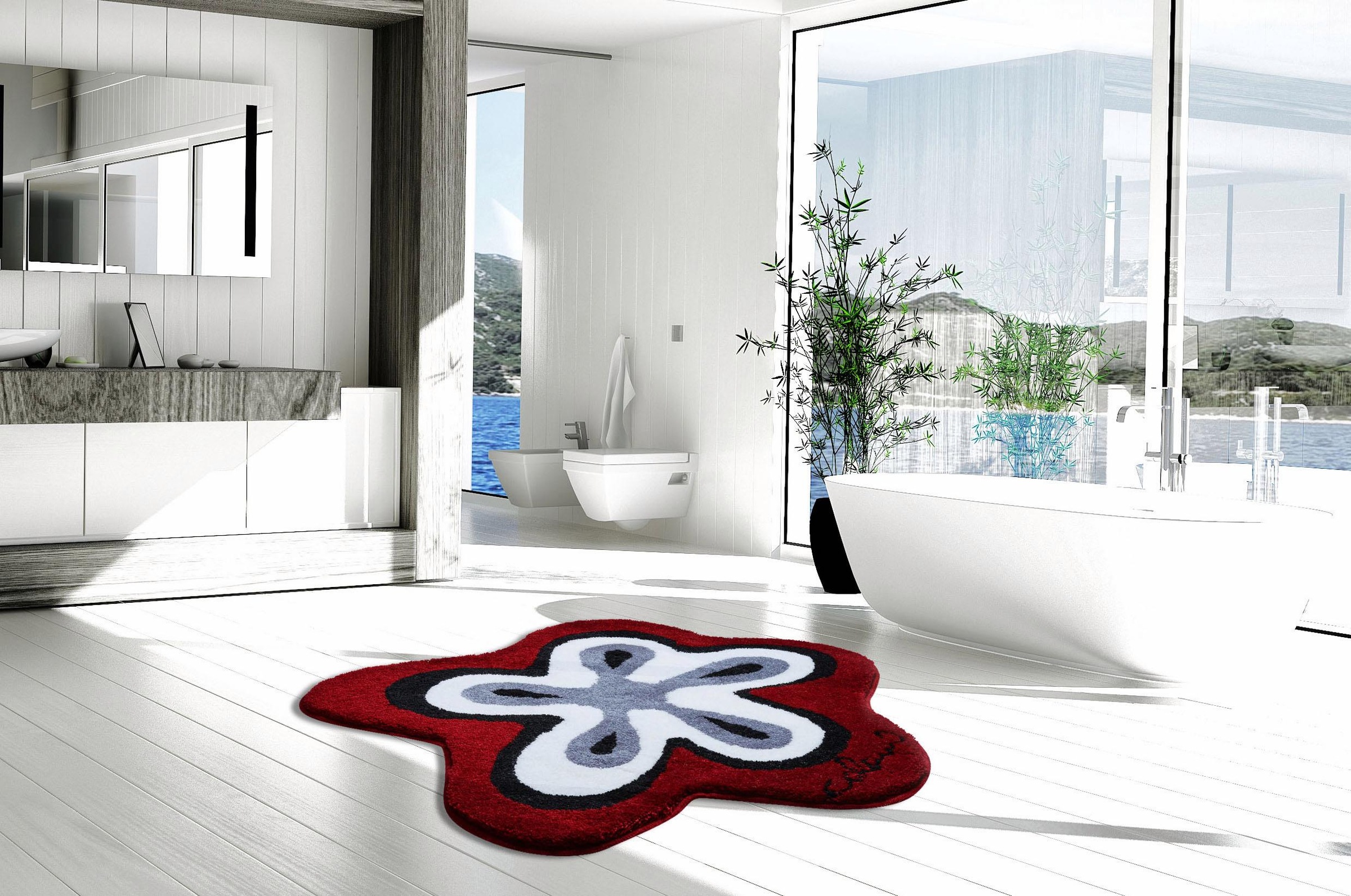 Colani Badematte »Colani 1« Höhe 24 mm rutschhemmend beschichtet fussbodenheizungsgeeignet