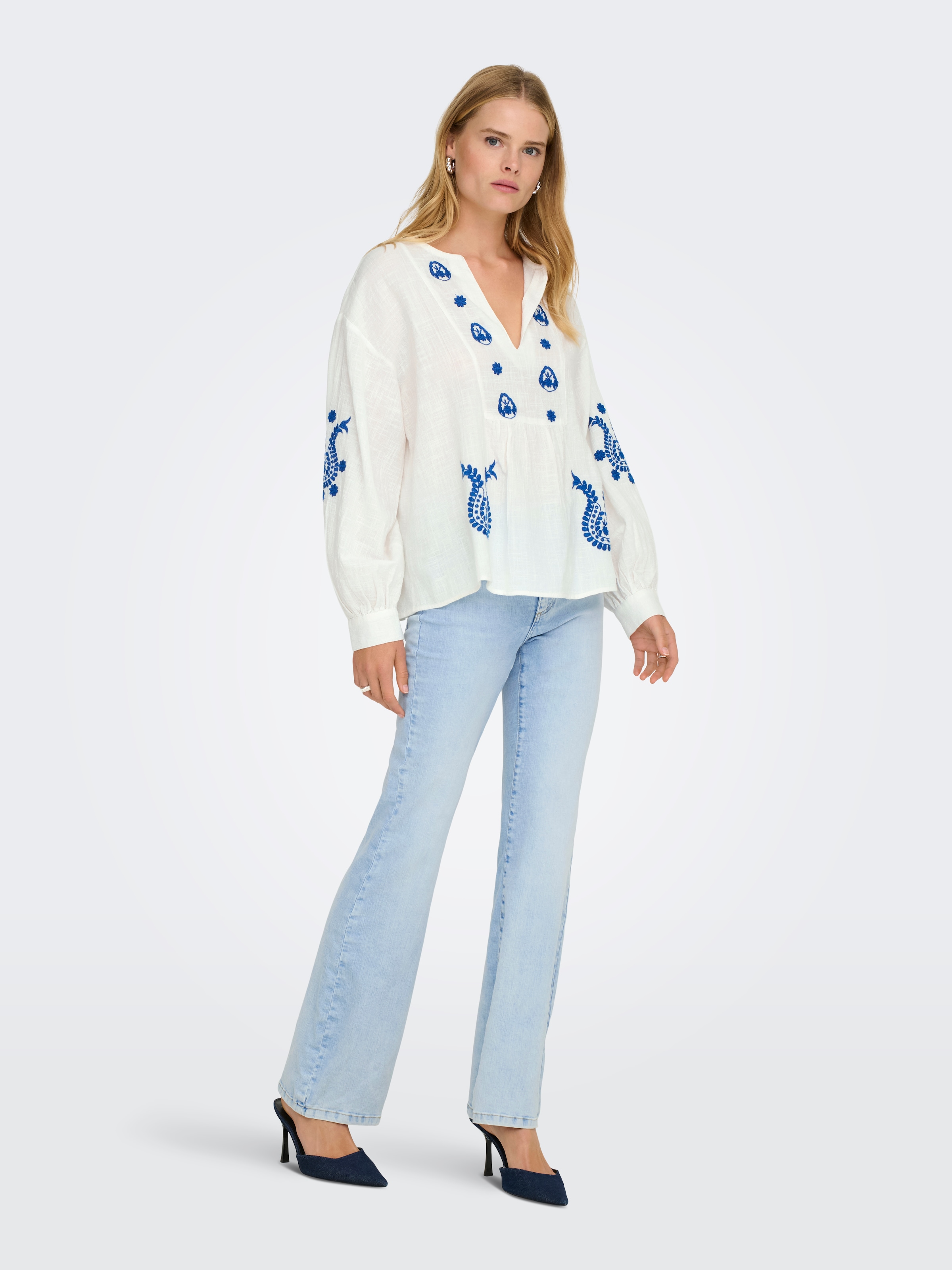 ONLY Bootcut-Jeans »ONLWAUW HW FLARED DNM TAI221«