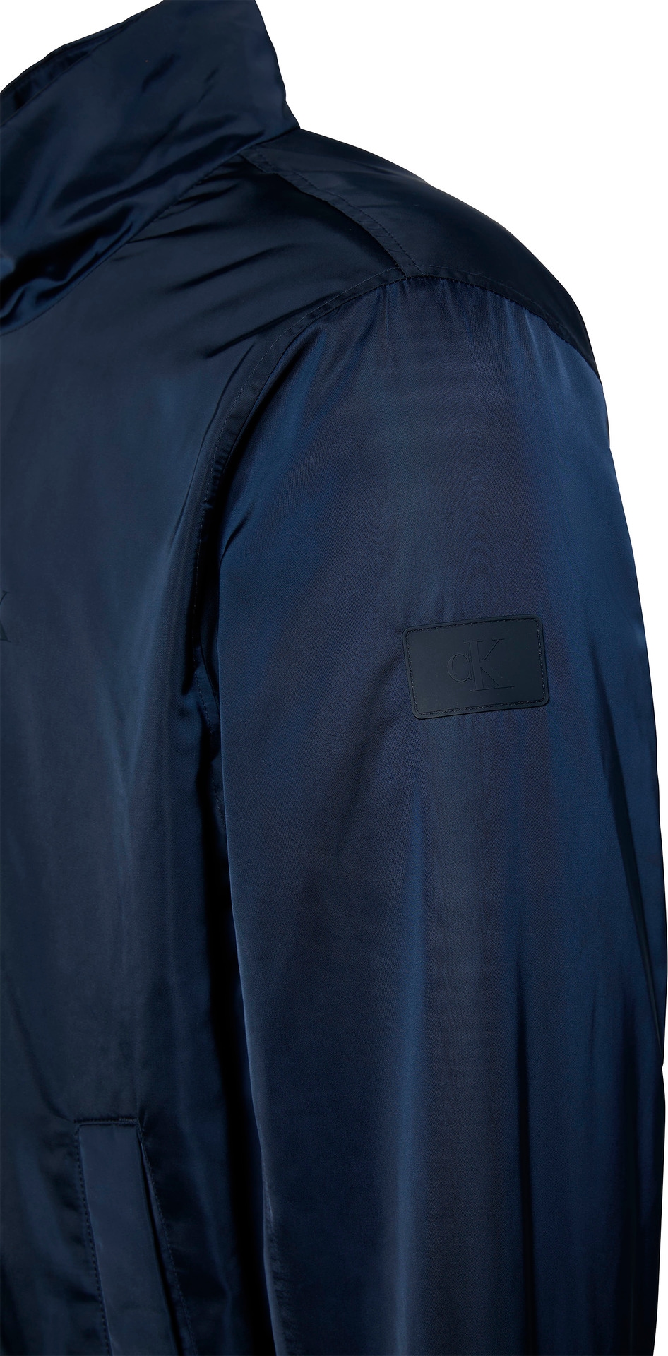 Calvin Klein Jeans Bomberjacke »LS PADDED HARRINGTON JACKET« ohne Kapuze Mit Rundhalsausschnitt mit Stehkragen