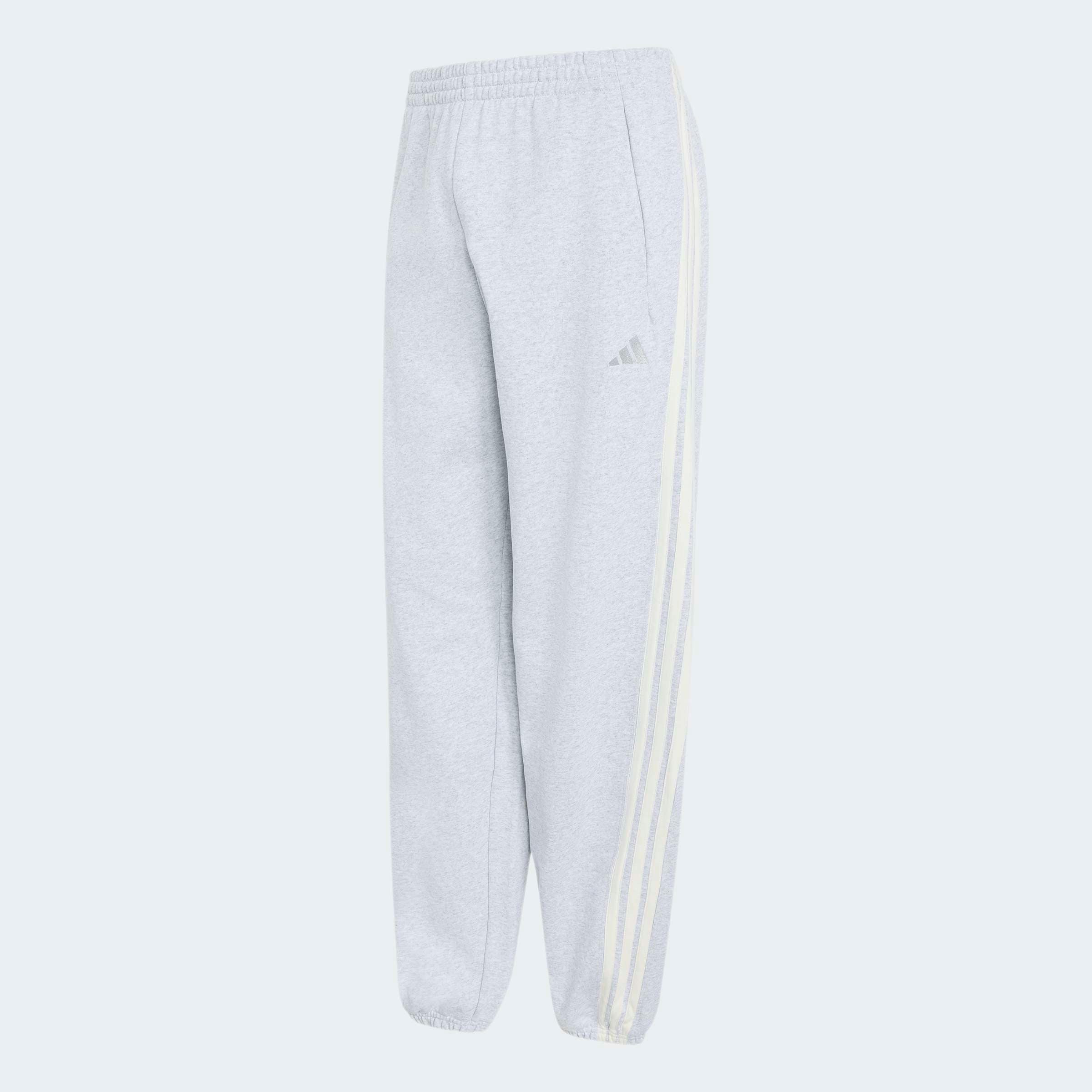 adidas Sportswear Pantalon de sport »ADIDAS KIT 3-STREIFEN, LOCKER GESCHNITTEN, BÜNDCHEN«  sans fermeture, en coton, coupe normale