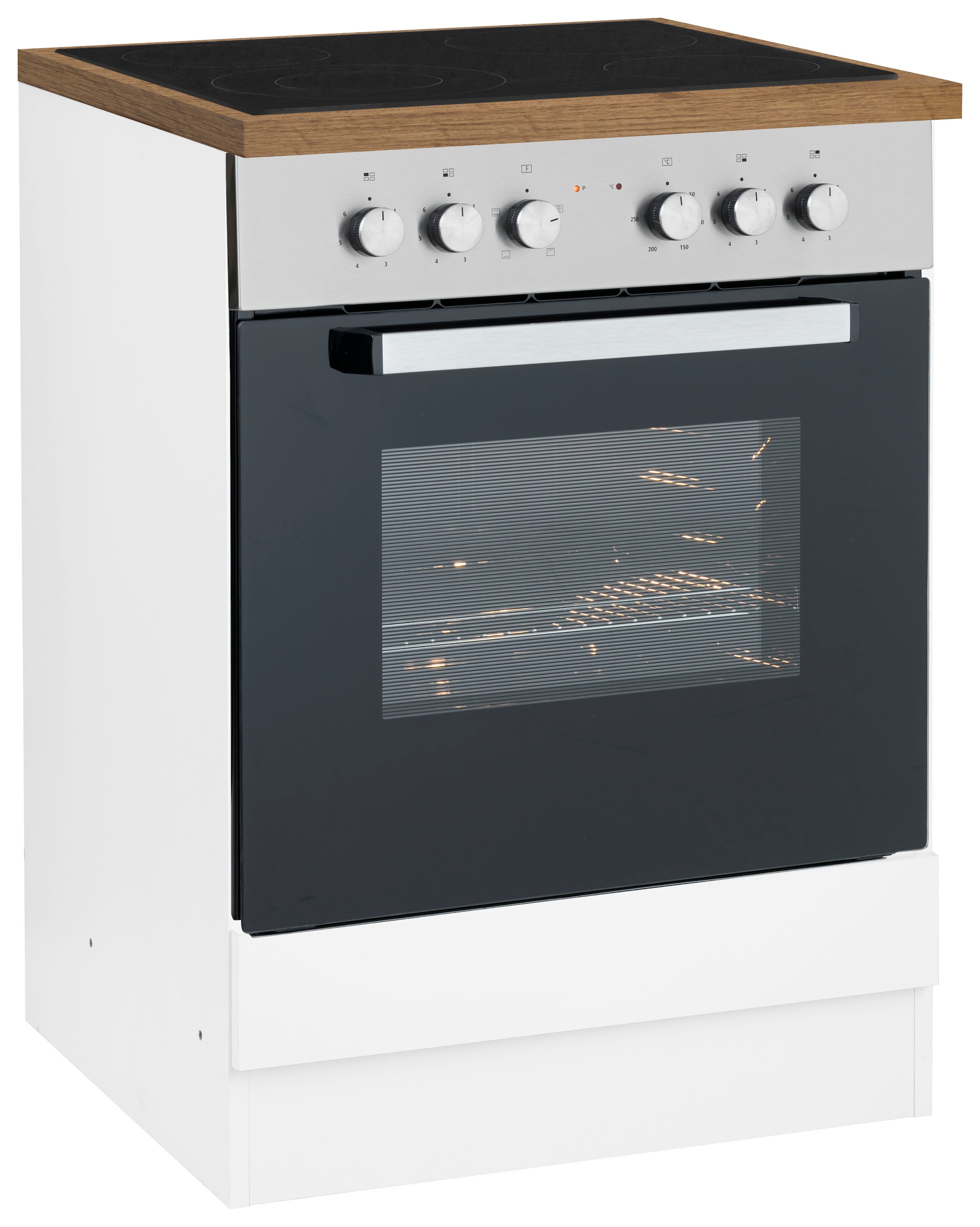 KOCHSTATION Armoire encastrée pour cuisinière »KS-Samos« 60 cm de large