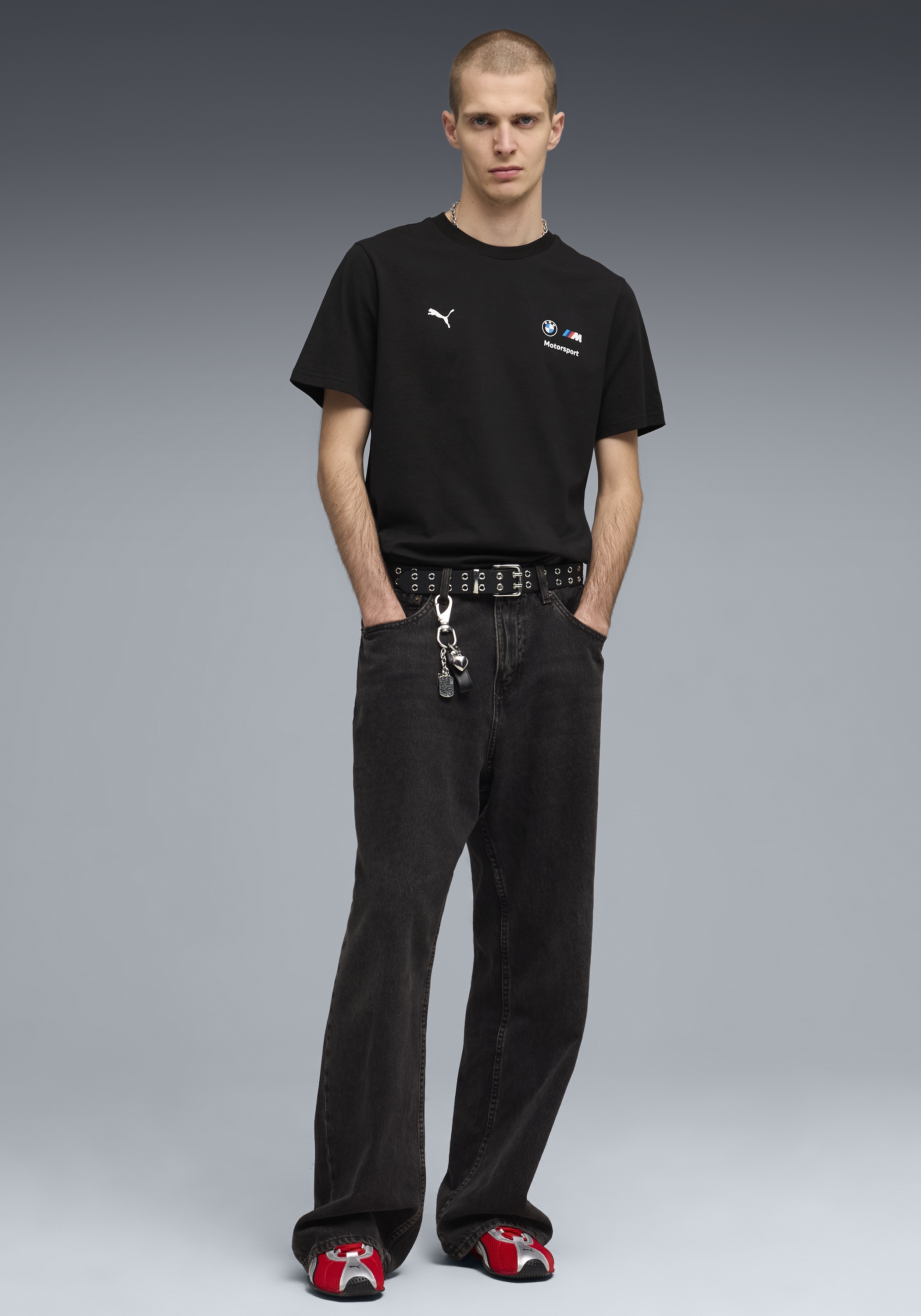 PUMA T-Shirt »BMW MMS ESS LOGO TEE« Regular Fit, Kurzarm, Rundhalsausschnitt, für Motorsport-Fans