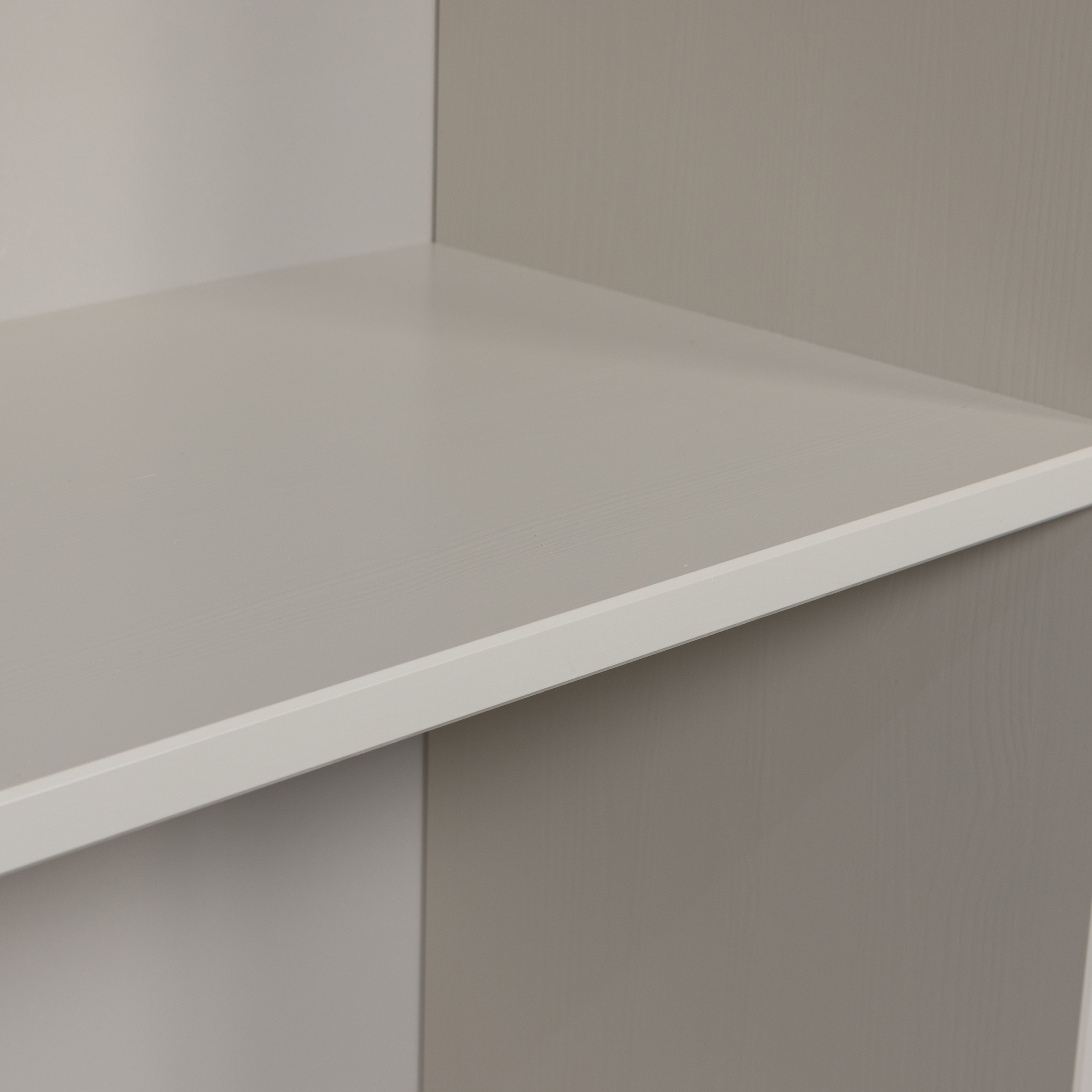 WOOOD Mehrzweckschrank »Meggy Kiefernholz mit Druckmechanismus B 108 x D 40 x H 215 cm« Tragkraft 10 kg pro Boden, sichtbare Maserung, einfach zu montieren