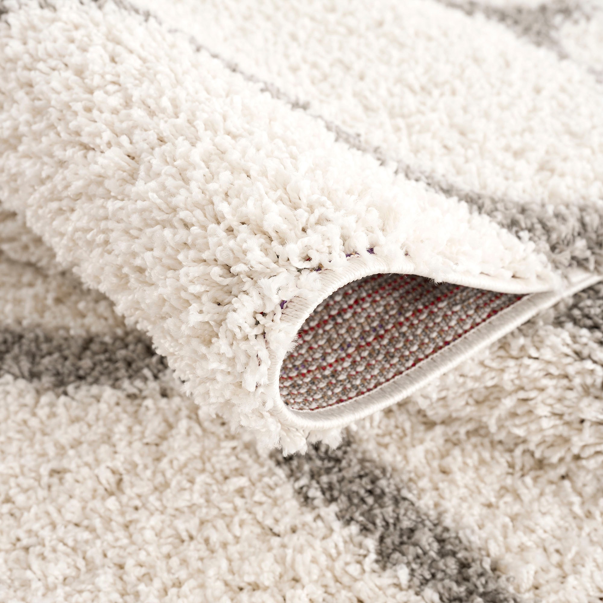 Sanat Hochflor-Teppich »Madrid« rund 30 mm Höhe Wohnzimmer, Langflor, Shaggy Teppich