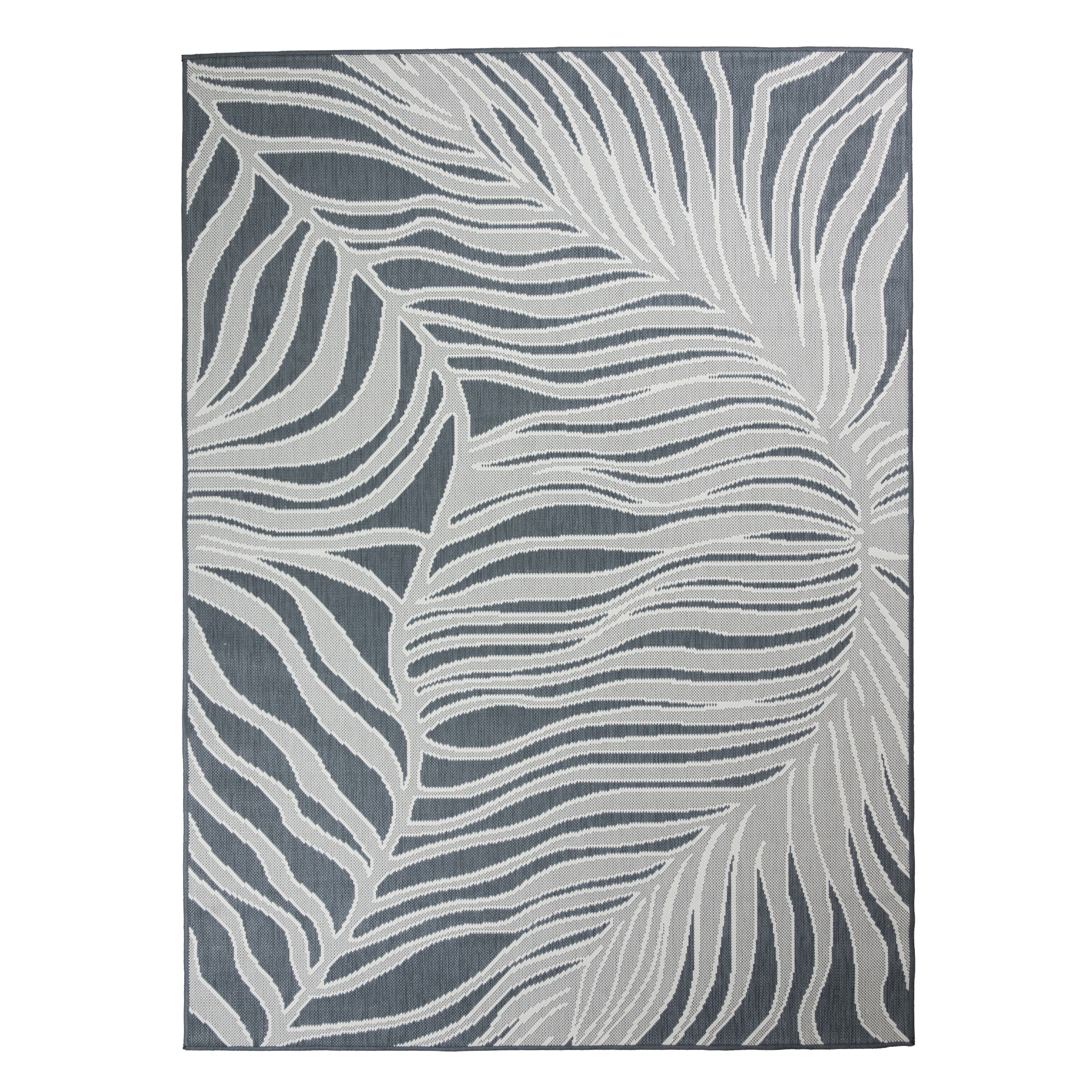 s.Oliver Tapis »Skadom, Wende-Teppich im Blatt Design, auch für Balkon und Terrasse« Rectangulaire 5 mm Höhe für In- und Outdoor geeignet, wetterfest & UV-beständig,