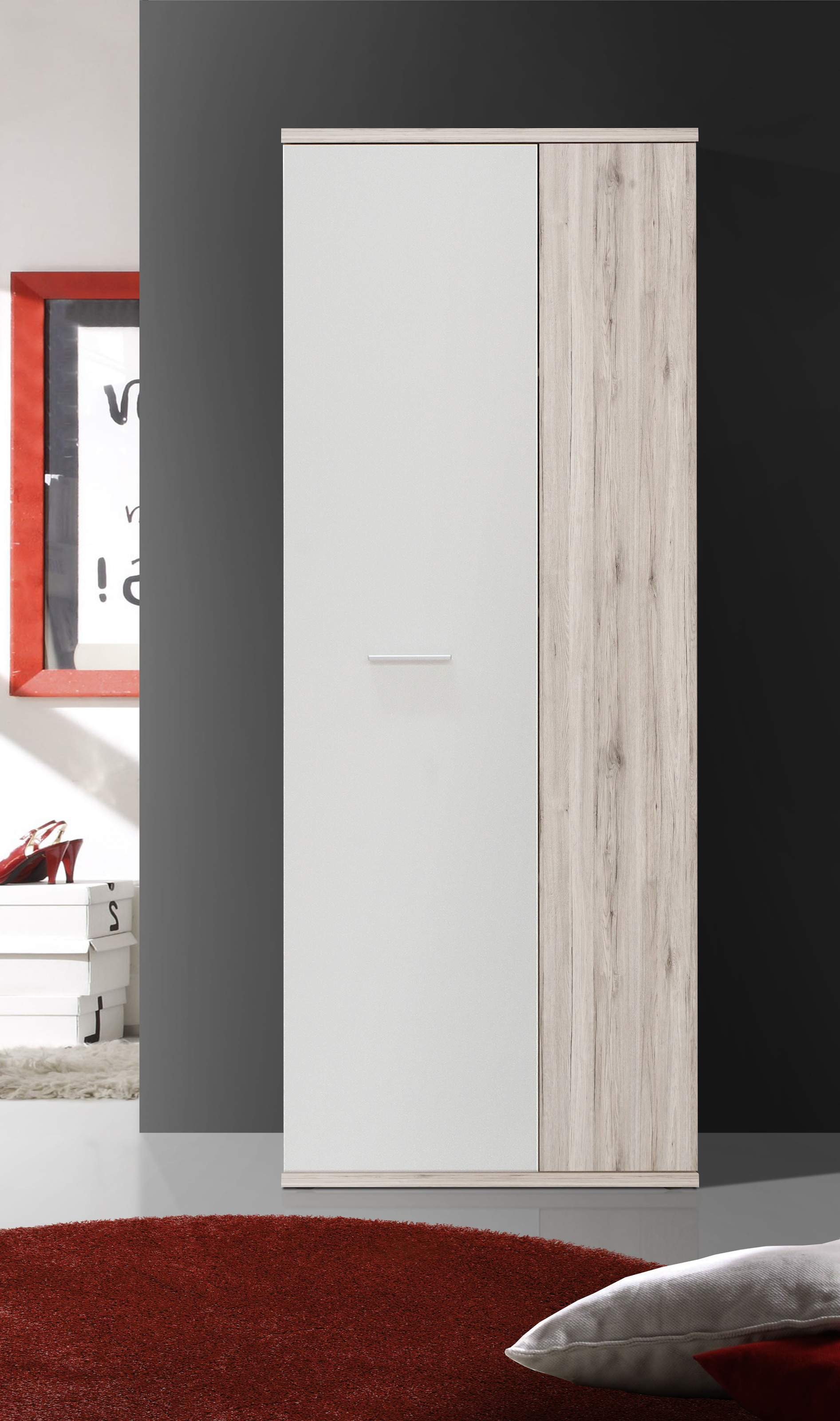 FORTE Armoire multi-usages »Platzsparend und kompakt, Stauraum« L/H/P 68,9/179,1/34,8 cm