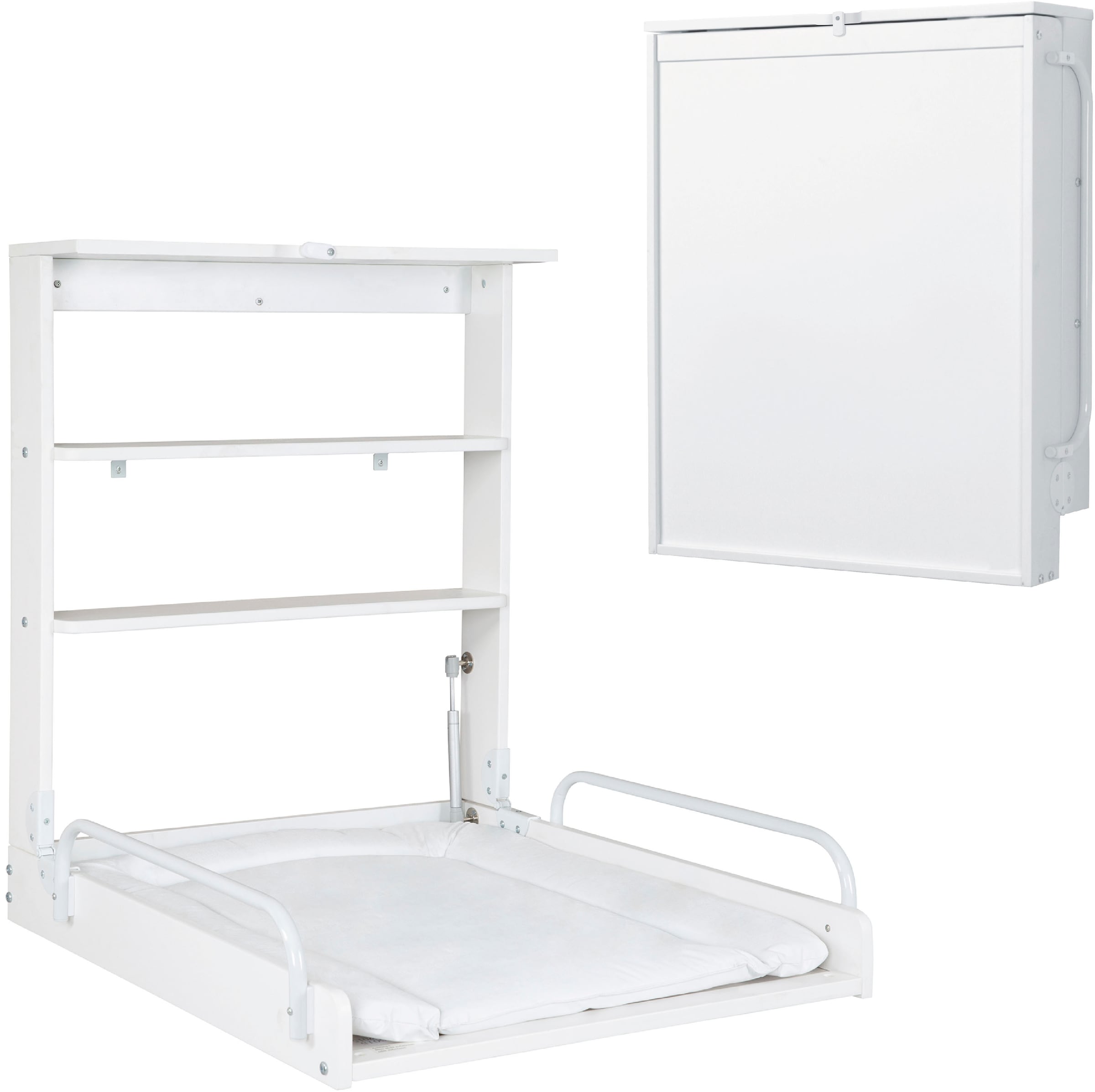 roba® Étagère à langer »Wandwickelregal klappbar, inkl. Wickelunterlage Vogeltanz« bis 15 kilos zur Montage an die Wand 67 cm