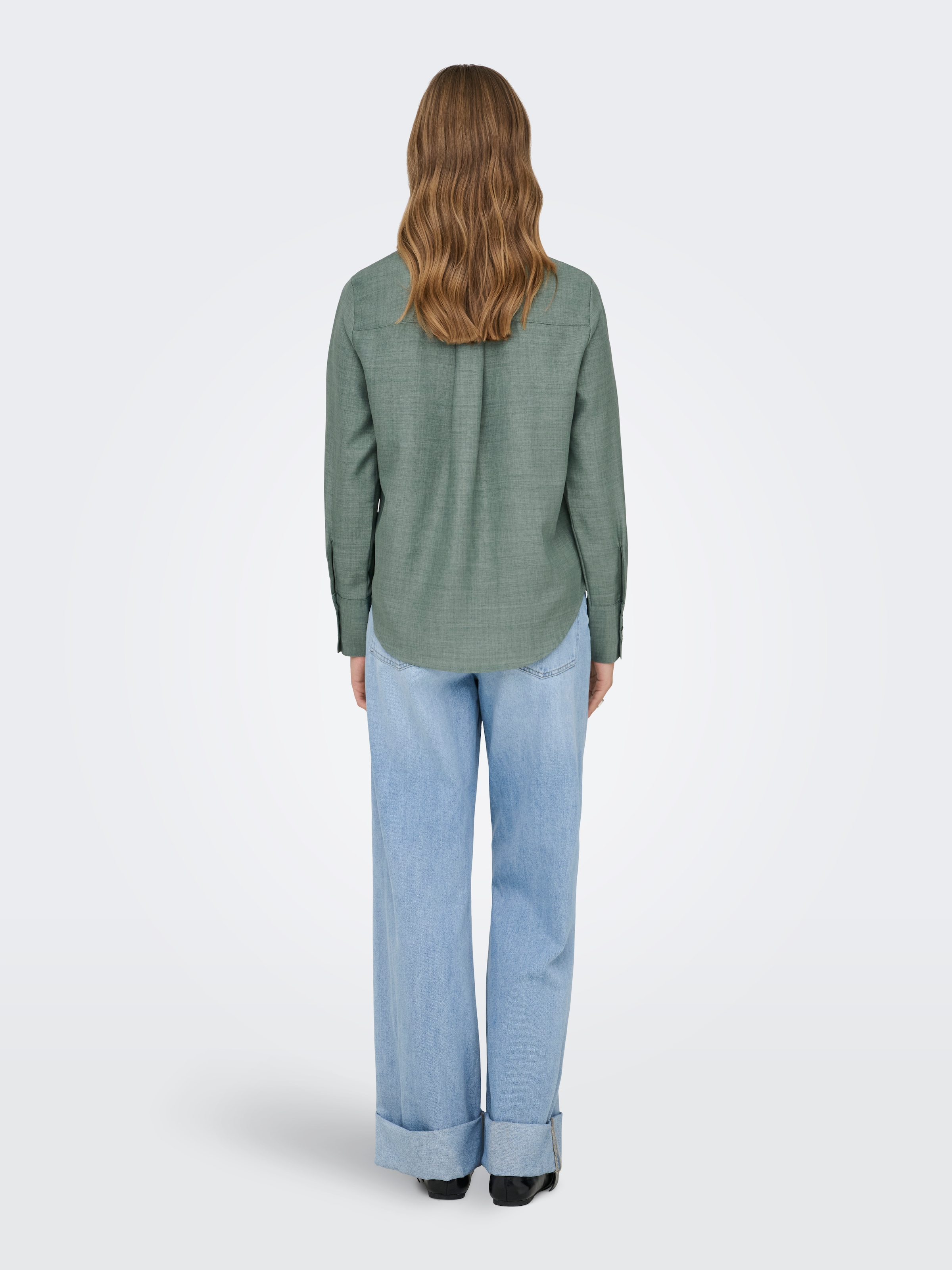 ONLY Blouse chemise »ONLBETTY MELLI LS SHIRT WVN«