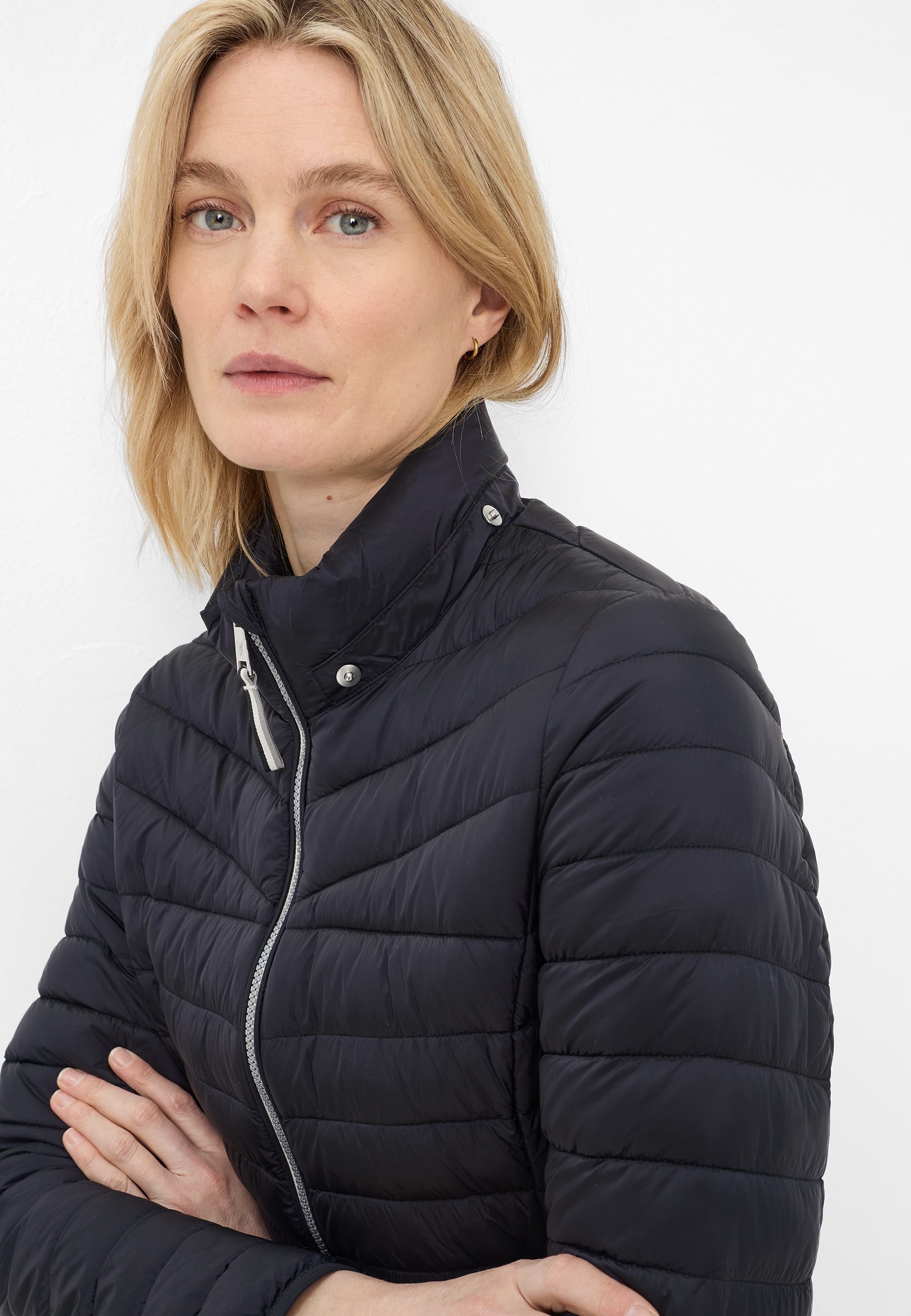 Fuchs Schmitt Steppjacke mit Kapuze abnehmbare Kapuze, Regular Fit, 2-Wegereissverschluss