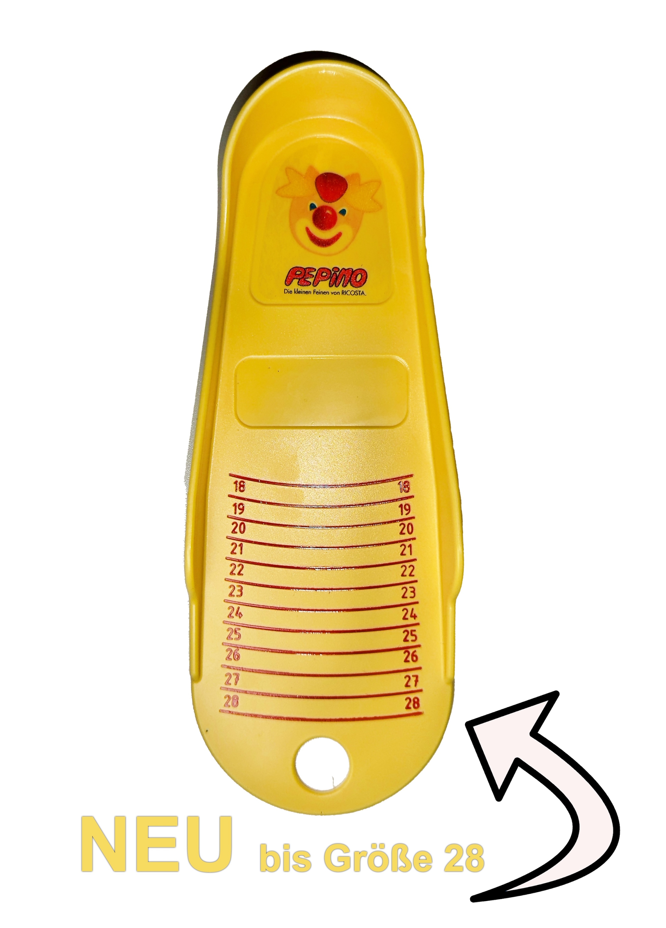 PEPINO by RICOSTA Fussmessgerät »0« Fussmessschale bis Grösse 28, Grössenschablone zum Download