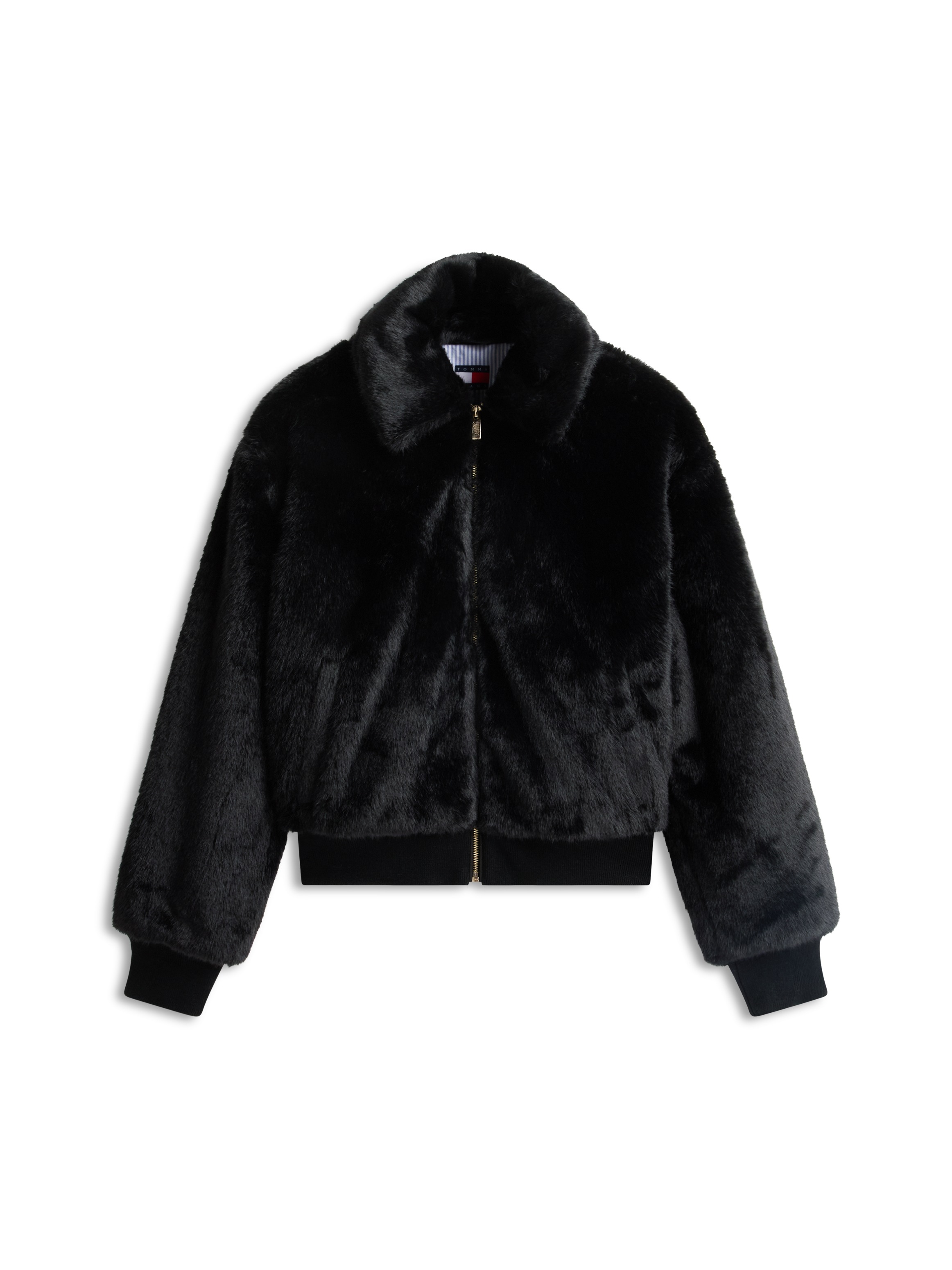 Tommy Jeans Veste courte »TJW FAUX FUR JACKET EXT« fibre synthétique, avec fausse fourrure