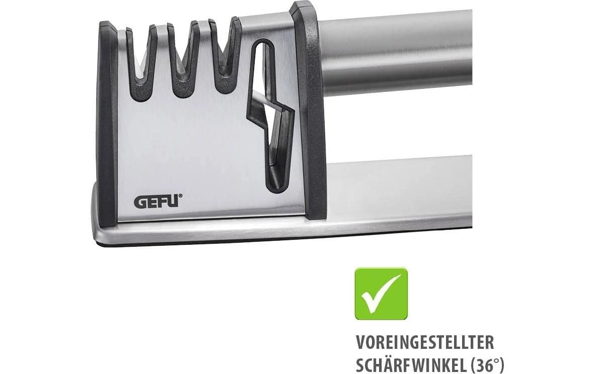 GEFU Messerschärfer »GEFU Messerschärfer Colt Pro Schwarz/Silber«