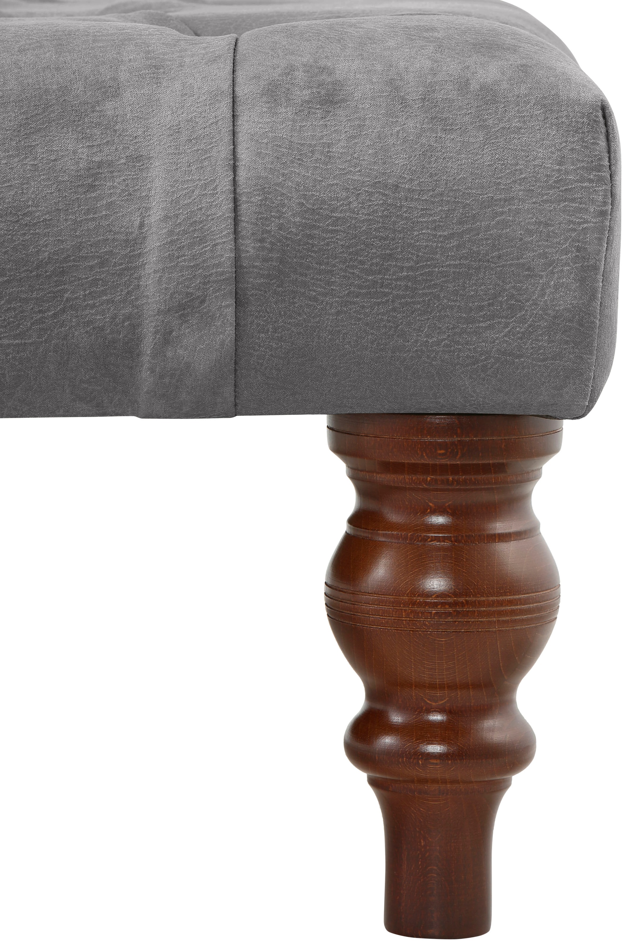 Home affaire Polsterhocker »Chesterfield« mit Knopfheftung , auch in Leder