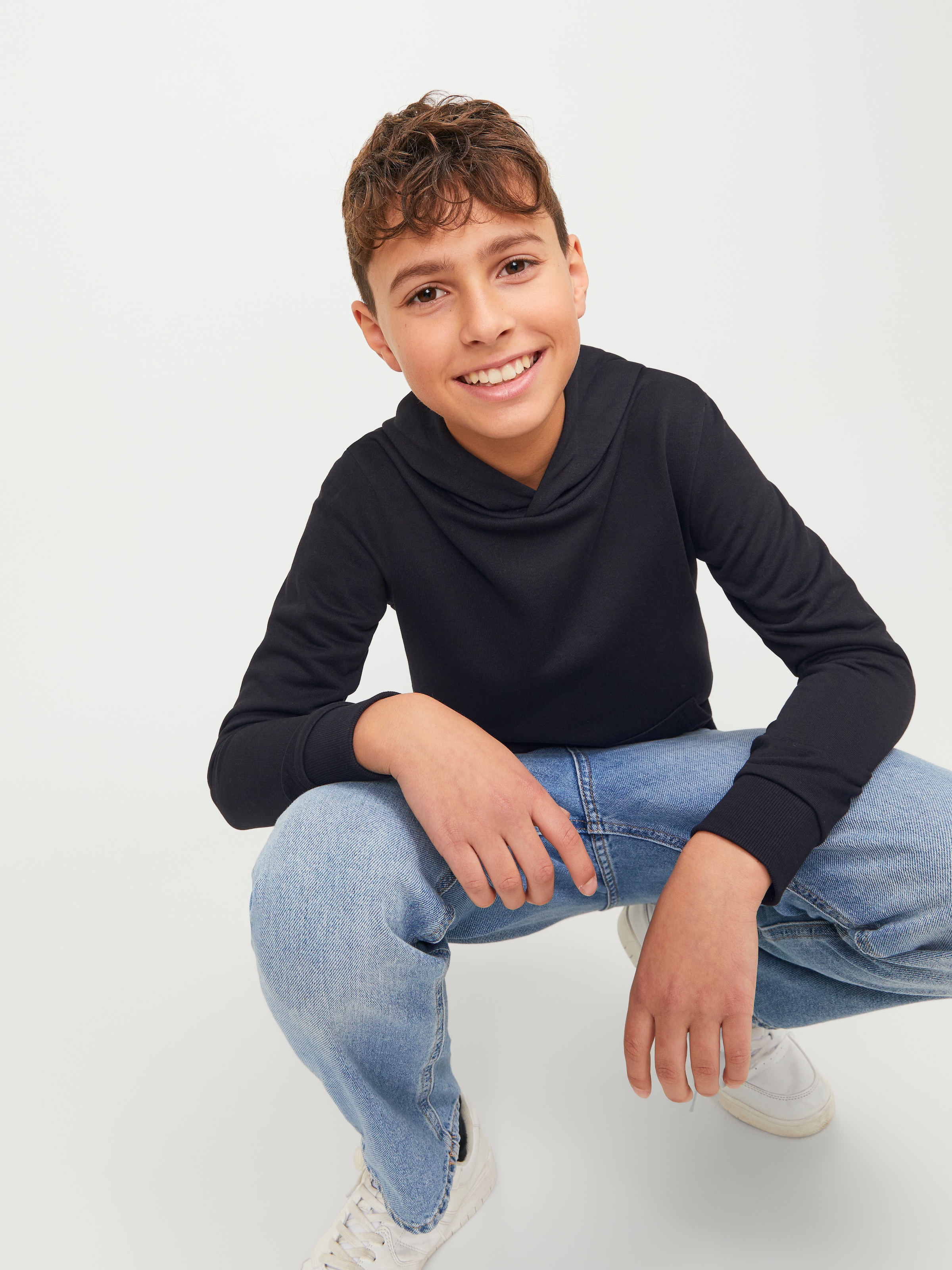 Jack & Jones Junior Sweat à capuche »JJEBRADLEY SWEAT HOOD NOOS JNR«
