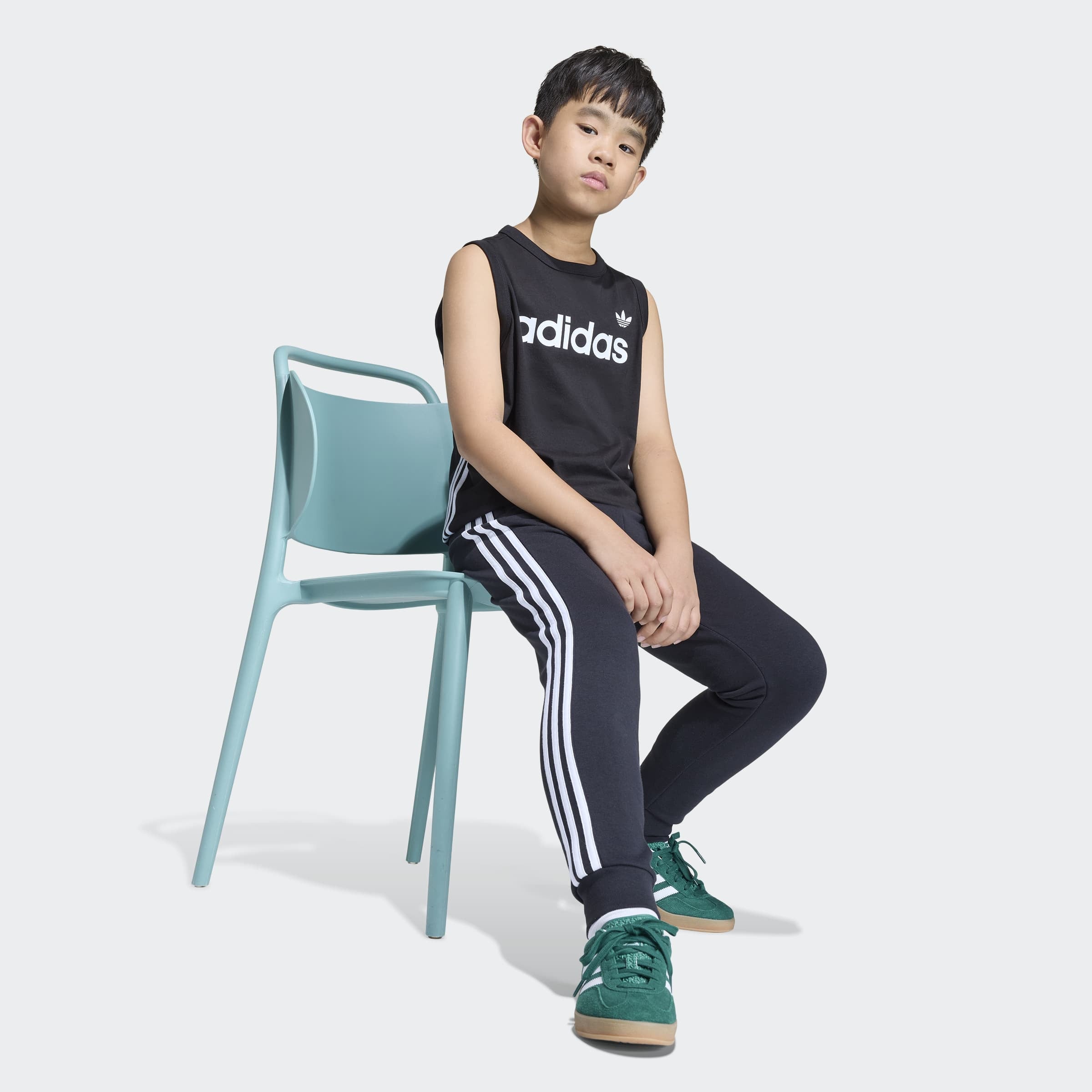 adidas Originals Pantalon de sport »3S PANTS«  pour enfants, avec élastique, en coton et polyester