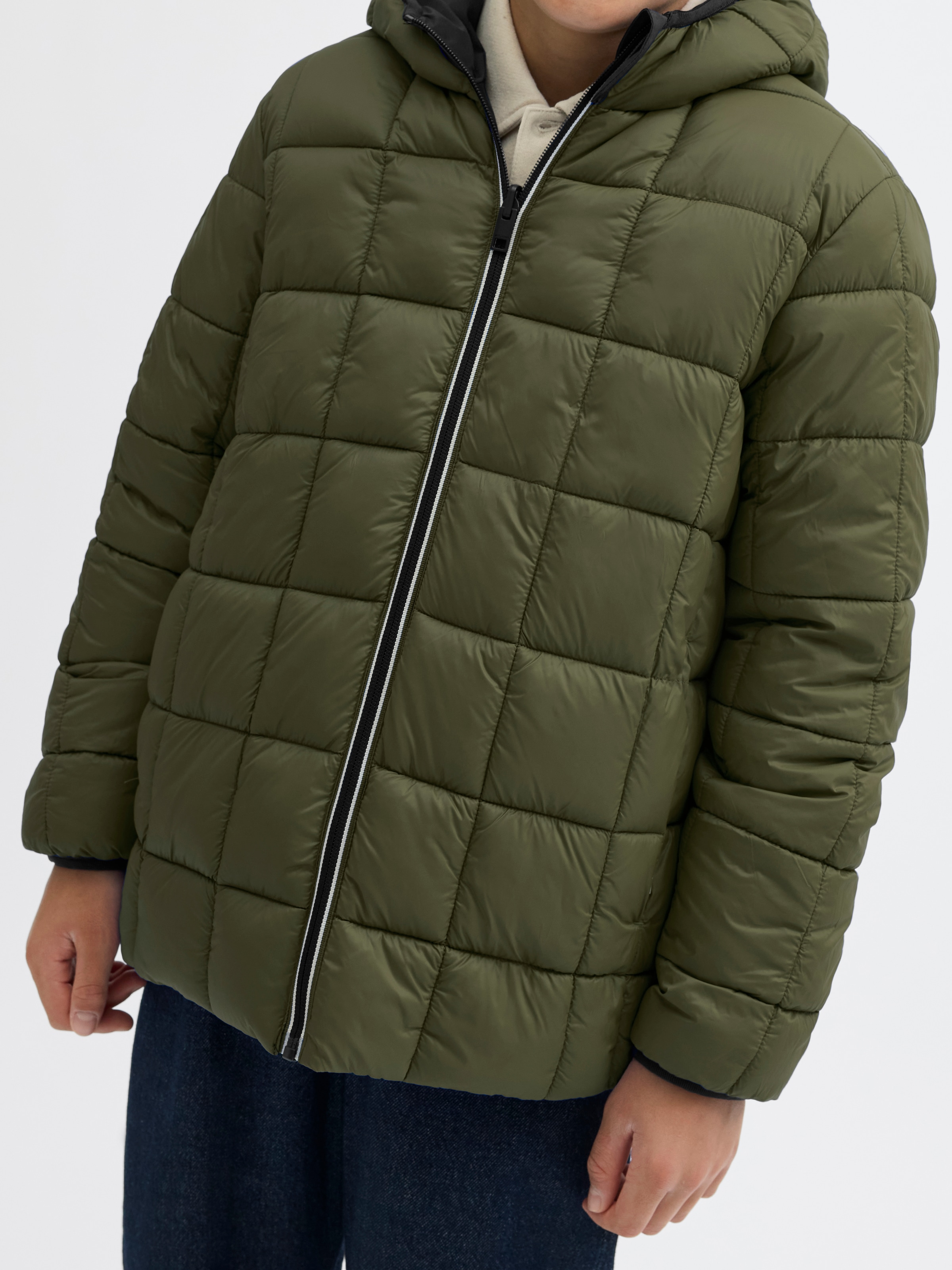 Jack & Jones Junior Veste d'extérieur »JJEBROOK REVERSIBLE JACKET SN JNR« mit Kapuze