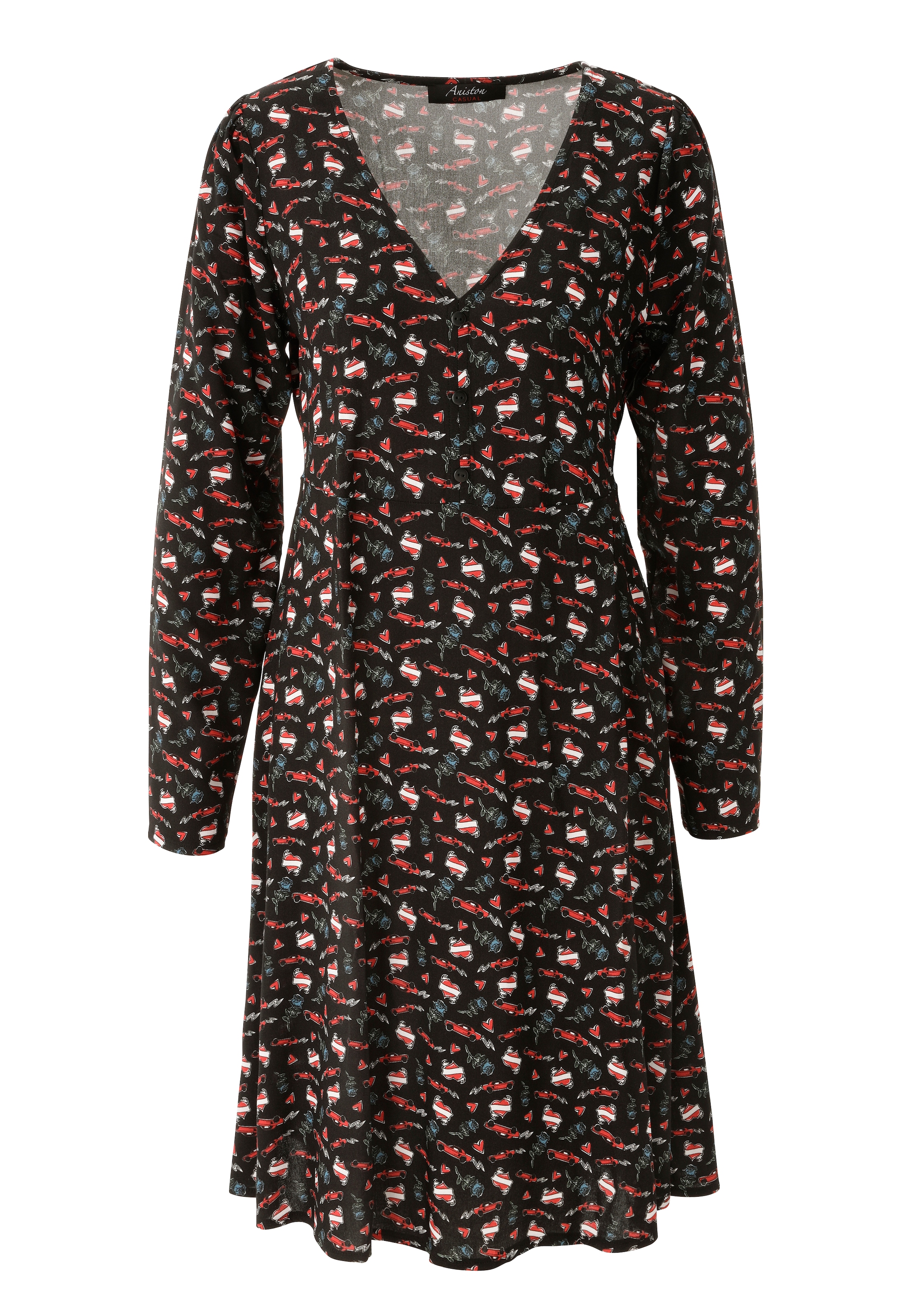 Aniston CASUAL Mini-robe mit extravagantem Alloverdruck - NEUE KOLLEKTION