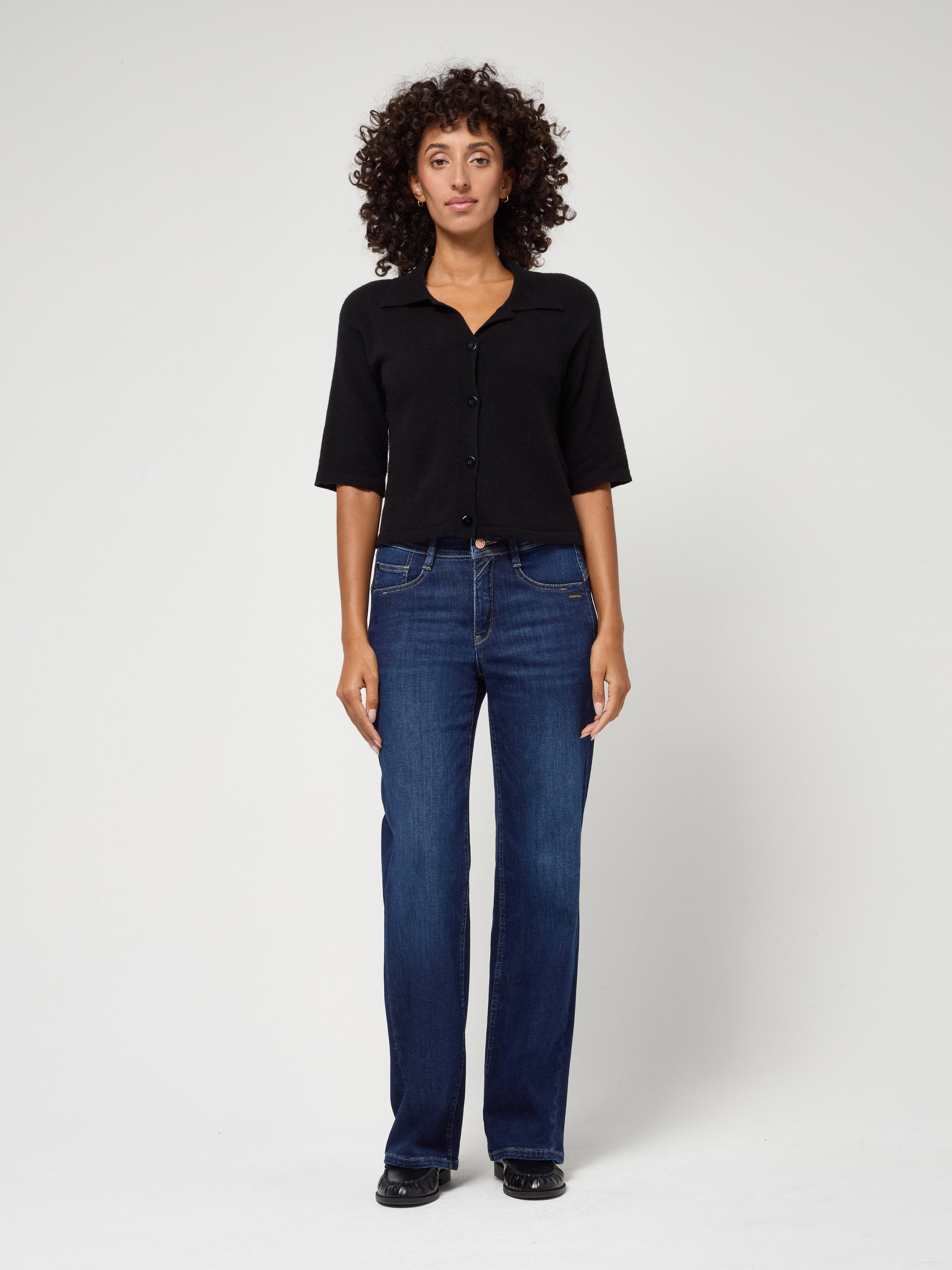 GANG Weite Jeans »94AMELIE WIDE« im 5-Pocket-Stil aus Stretch-Denim