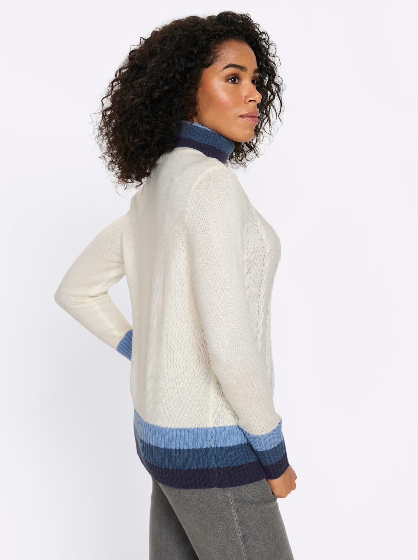 Classic Basics Pull à col roulé »Rollkragen-Pullover«