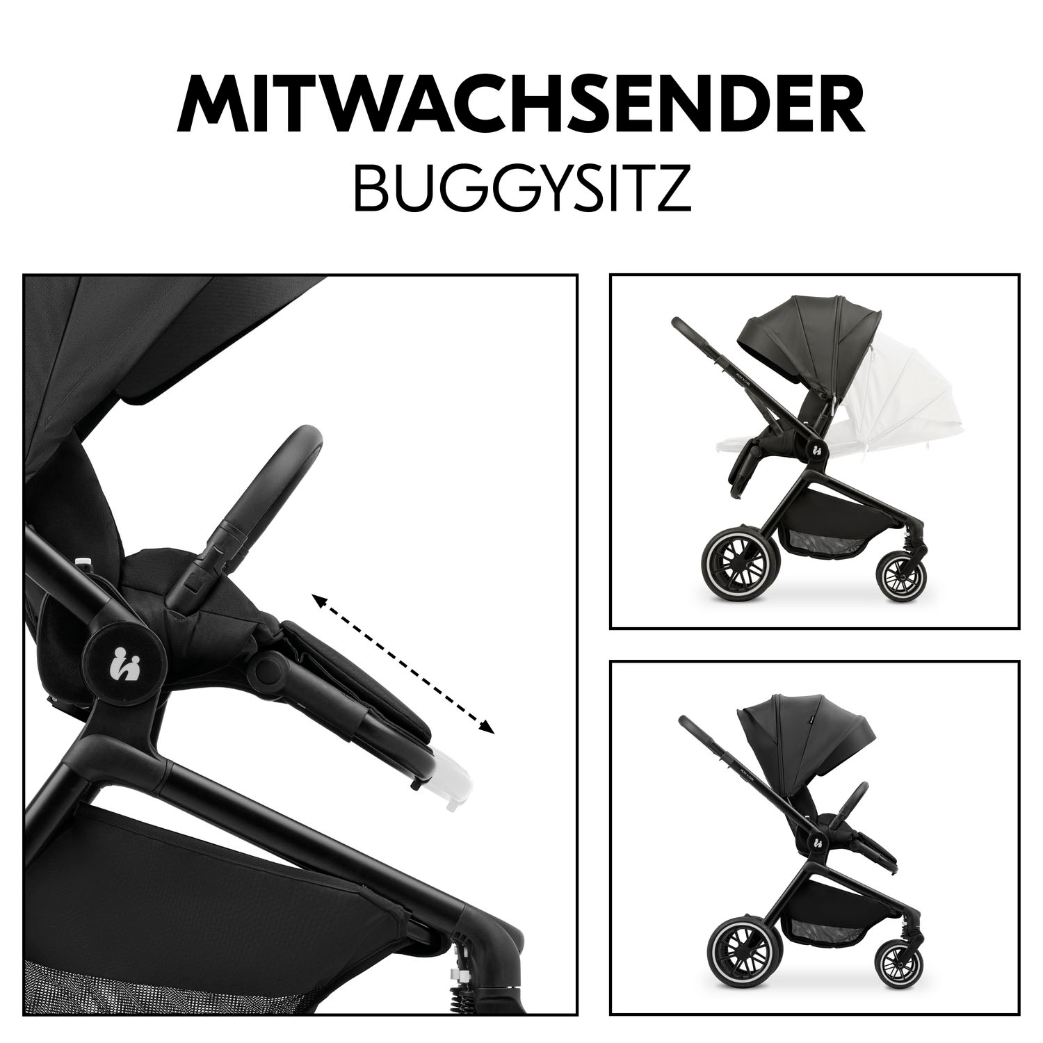 Hauck Kombi-Kinderwagen »Move N Care Set« 22 kg belastbar bis 22 kg