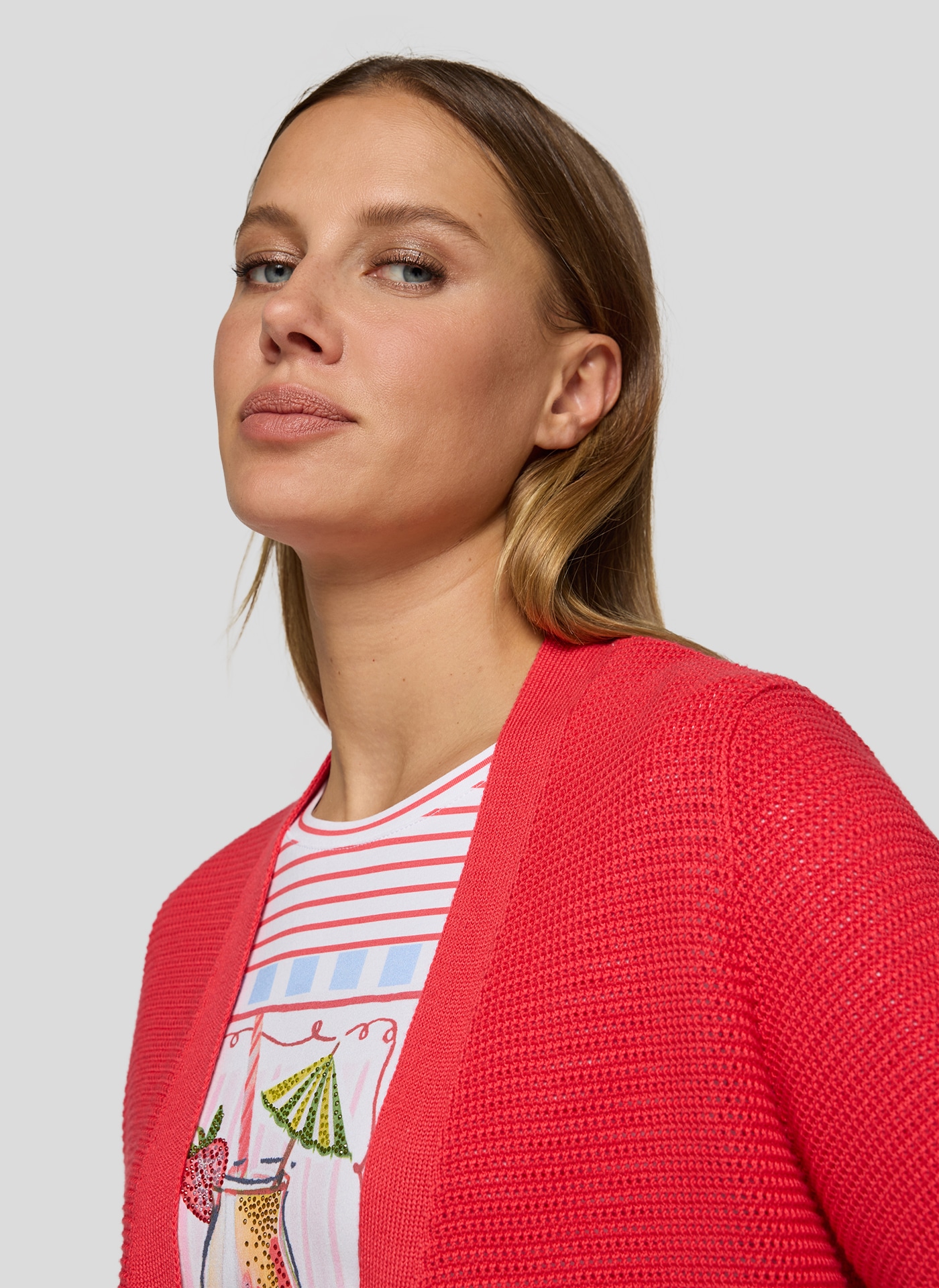 Rabe Veste en tricot sans fermeture