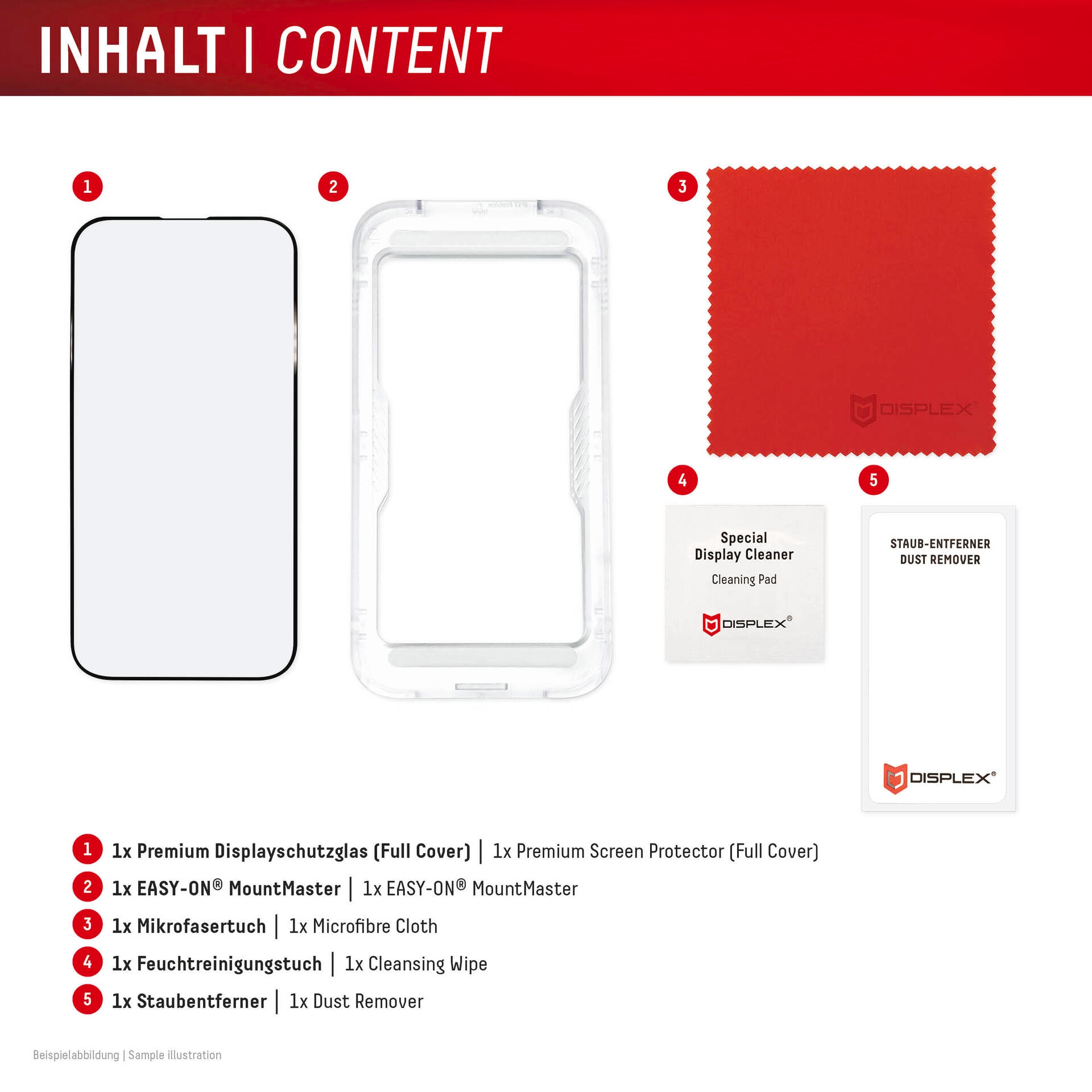 Displex Displayschutzglas »Premium Glass Screen Protector Full Cover mit MountMaster« für Samsung Galaxy S26 Displayschutzfolie, Schutzfolie, Bildschirmschutz, kratz- & stossfest