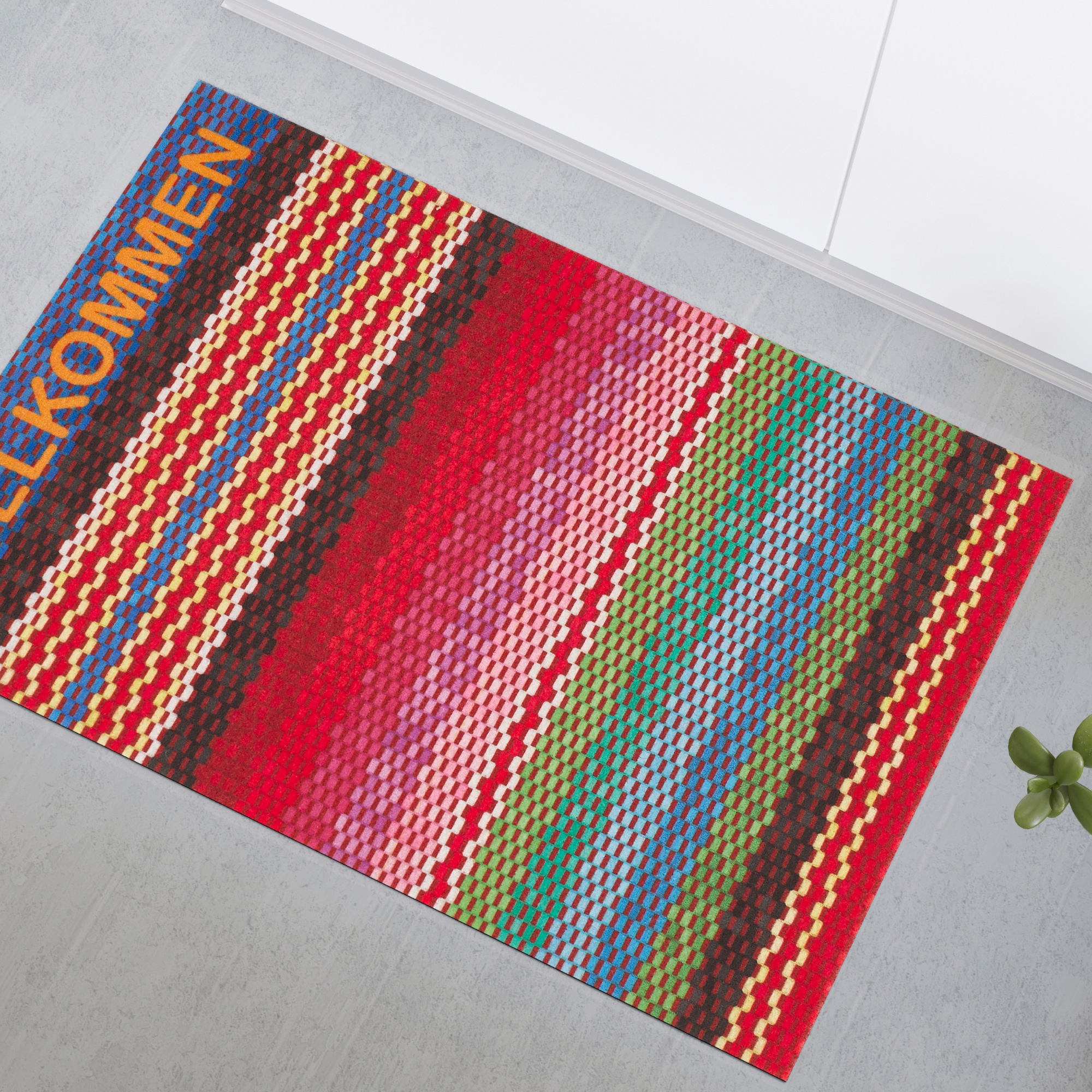 Andiamo Fussmatte »Modern« rechteckig 6,5 mm Höhe Schmutzfangmatte, bedruckt, diverse Motive, In- und Outdoor geeignet