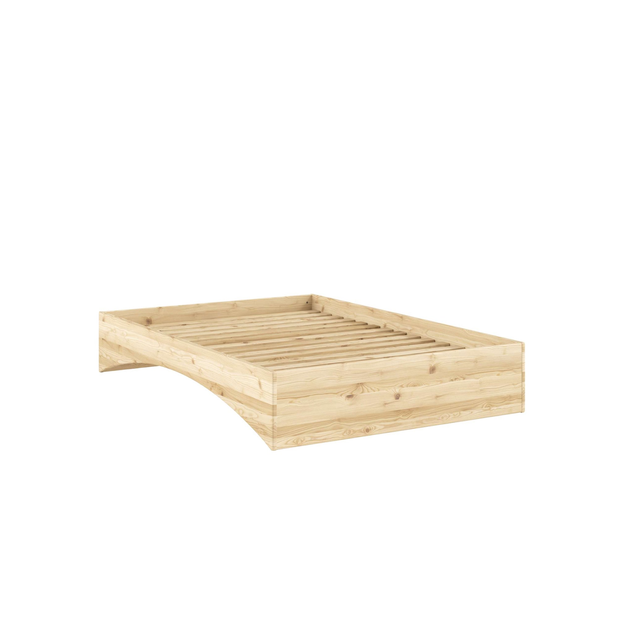 Karup Design Bettgestell »Orbit Bed, Massivholzbett, Futonbett, FSC®-zertifiziertem Massivholz« B/H/T ca: 144/164/184x35x205cm),  mehrere Grössen, inklusive Lattenrost, ohne Matratze, Made in Europe