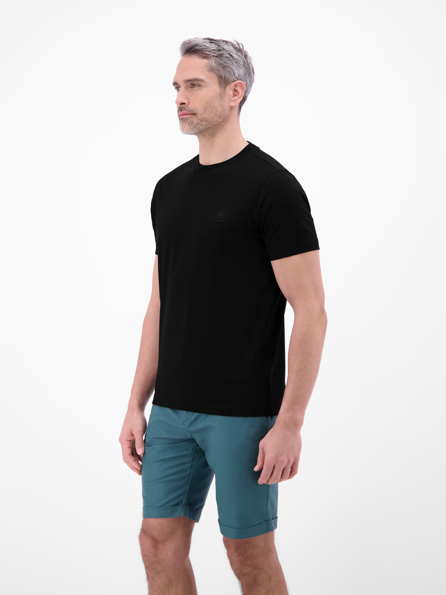 LERROS T-shirt »T-Shirt in Cool & Dry Qualität« régulation de l’humidité, grand confort, uni, manches courtes