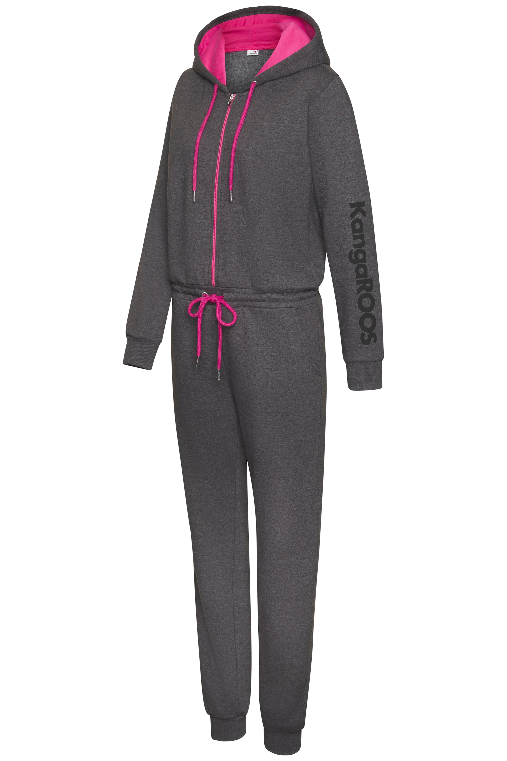 KangaROOS Jumpsuit mit Logoprint am Bein