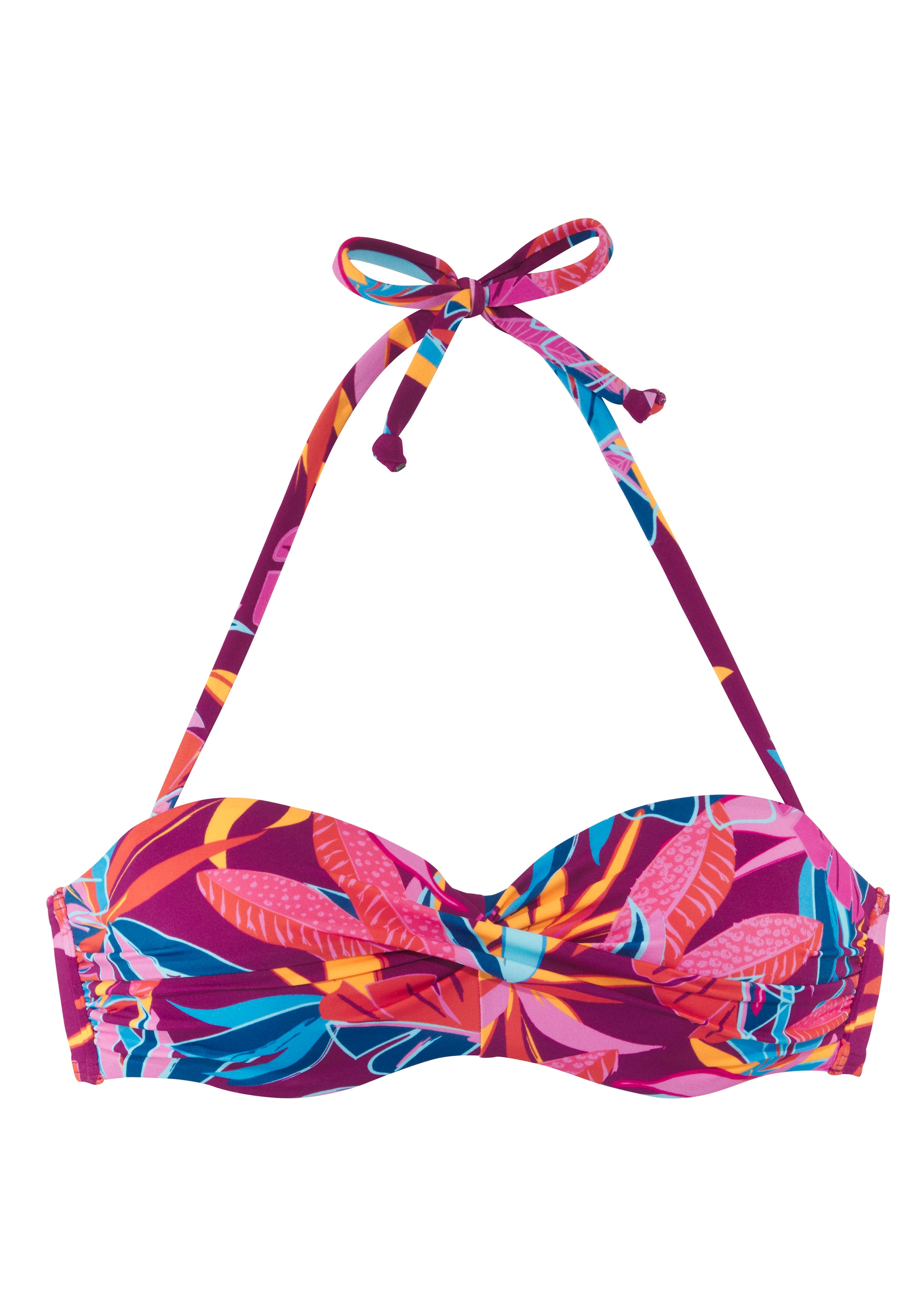 Buffalo Bügel-Bandeau-Bikini-Top »Soleil«, mit gedrehter Optik