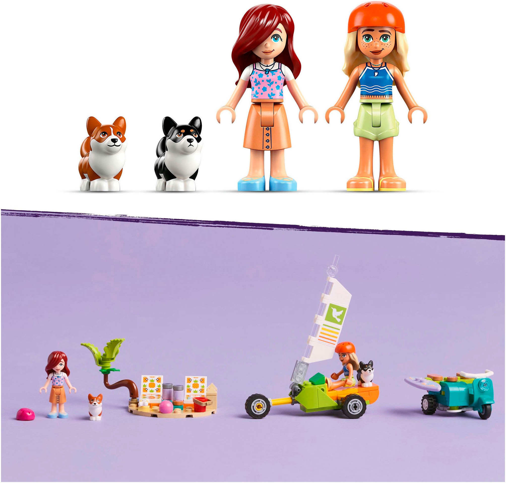 LEGO® Pions de construction »Strandabenteuer mit Hunden (42641), LEGO Friends« Made in Europe